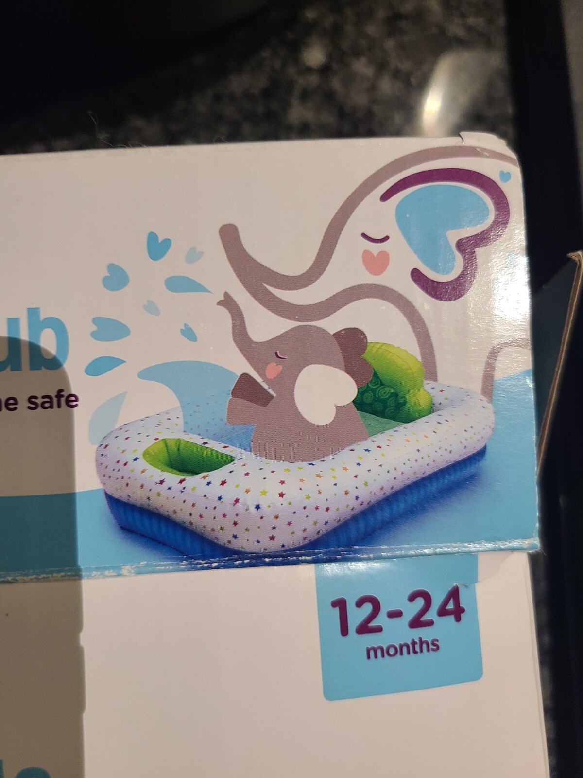 Child's Parents Choice Inflatable Baby Safety Bathtub for Home & Travel