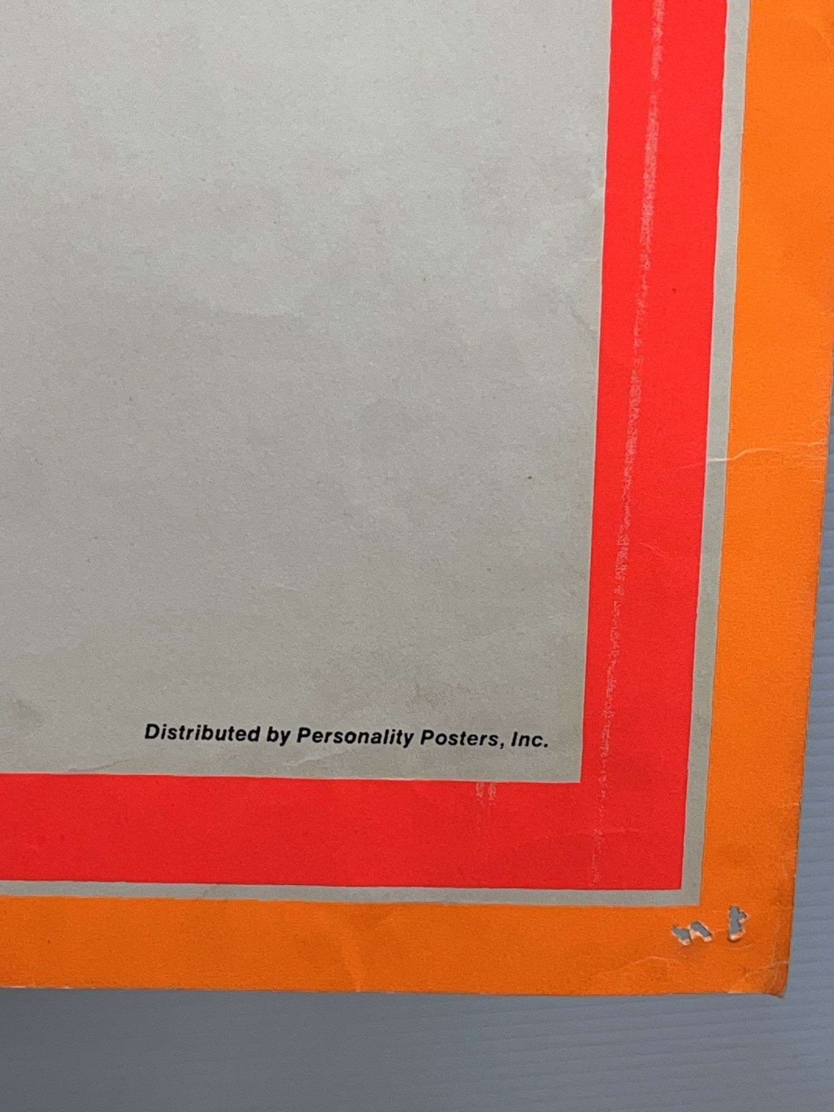 1968 Esso Tiger Blacklight Poster 28x40 Humble Oil “I Need You Now” Vintage