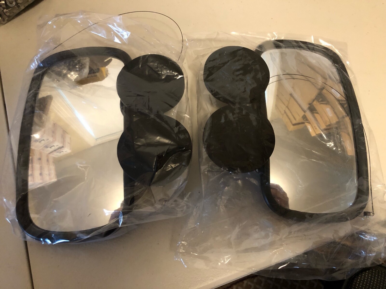 BEST YOU CAN BUY! TRACTOR MAGNET MIRRORS Skidsteer RUBBER COATED STAINLESS STEEL