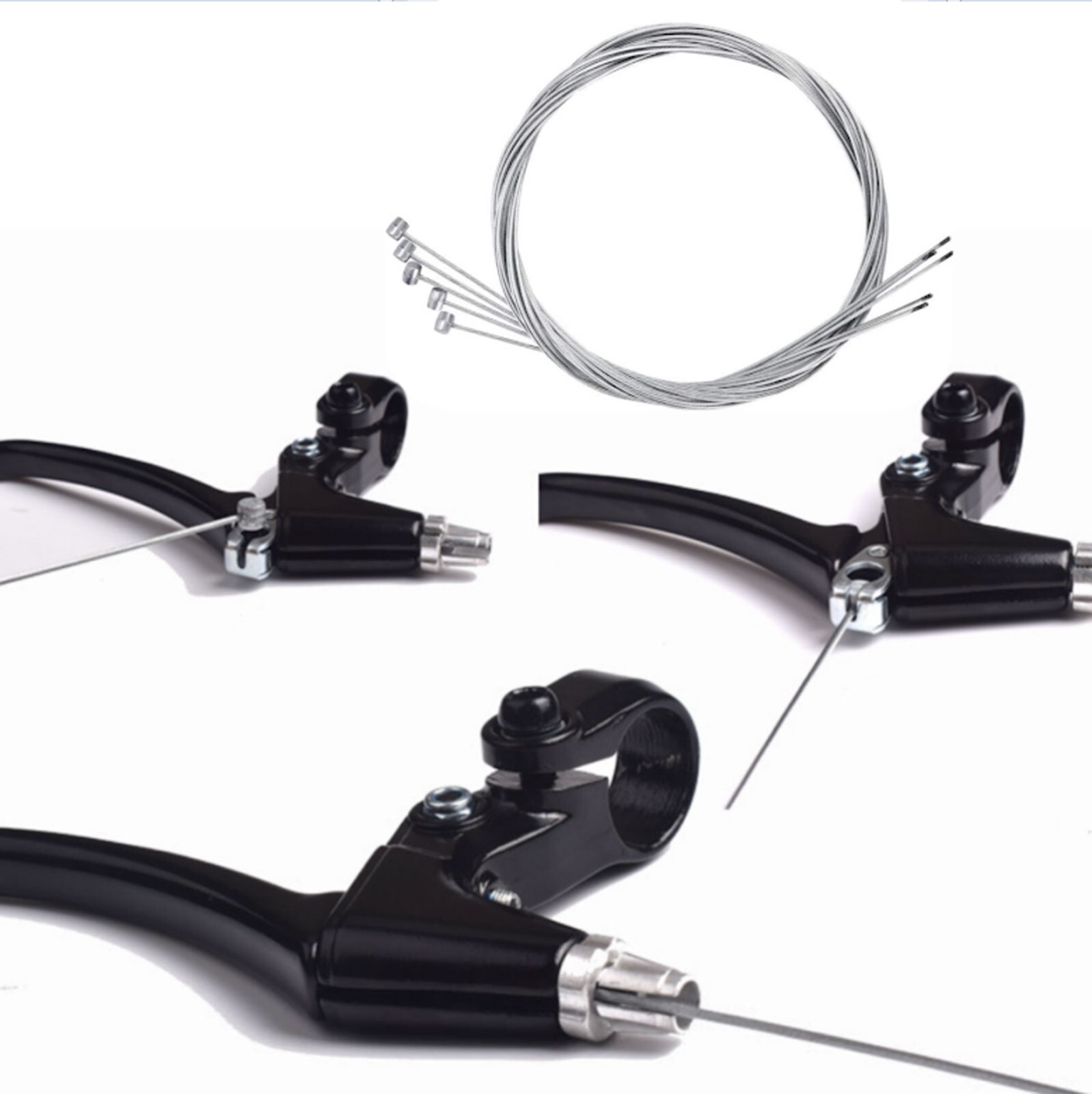 10X Bicycle Bike Brake Cables Stainless Steel Front Rear Inner Wire 5.6ft / 1.7m