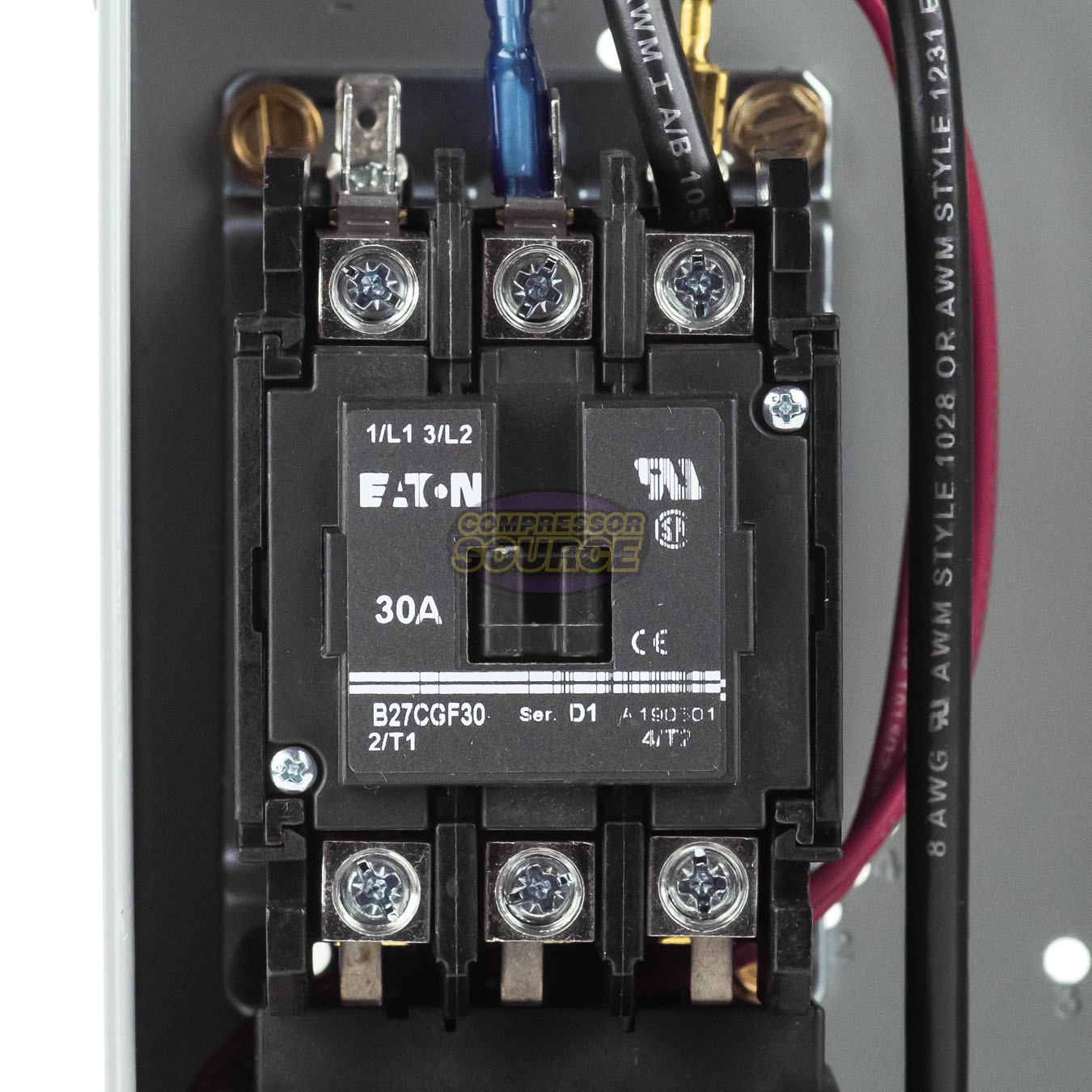 Eaton 5 HP Single 1 Phase 230V Magnetic Starter B27CGF30B040 Motor Control