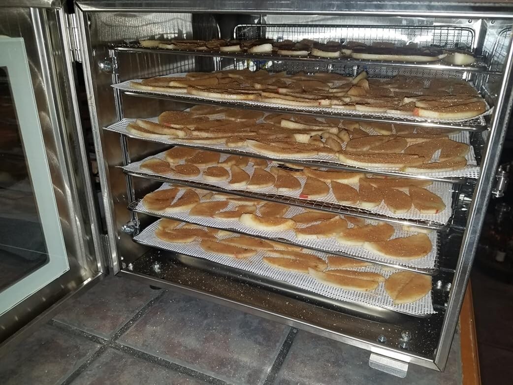 8 Pcs Silicone Dehydrator Sheets NonStick Mesh Mats for Fruit Food Tray Liner