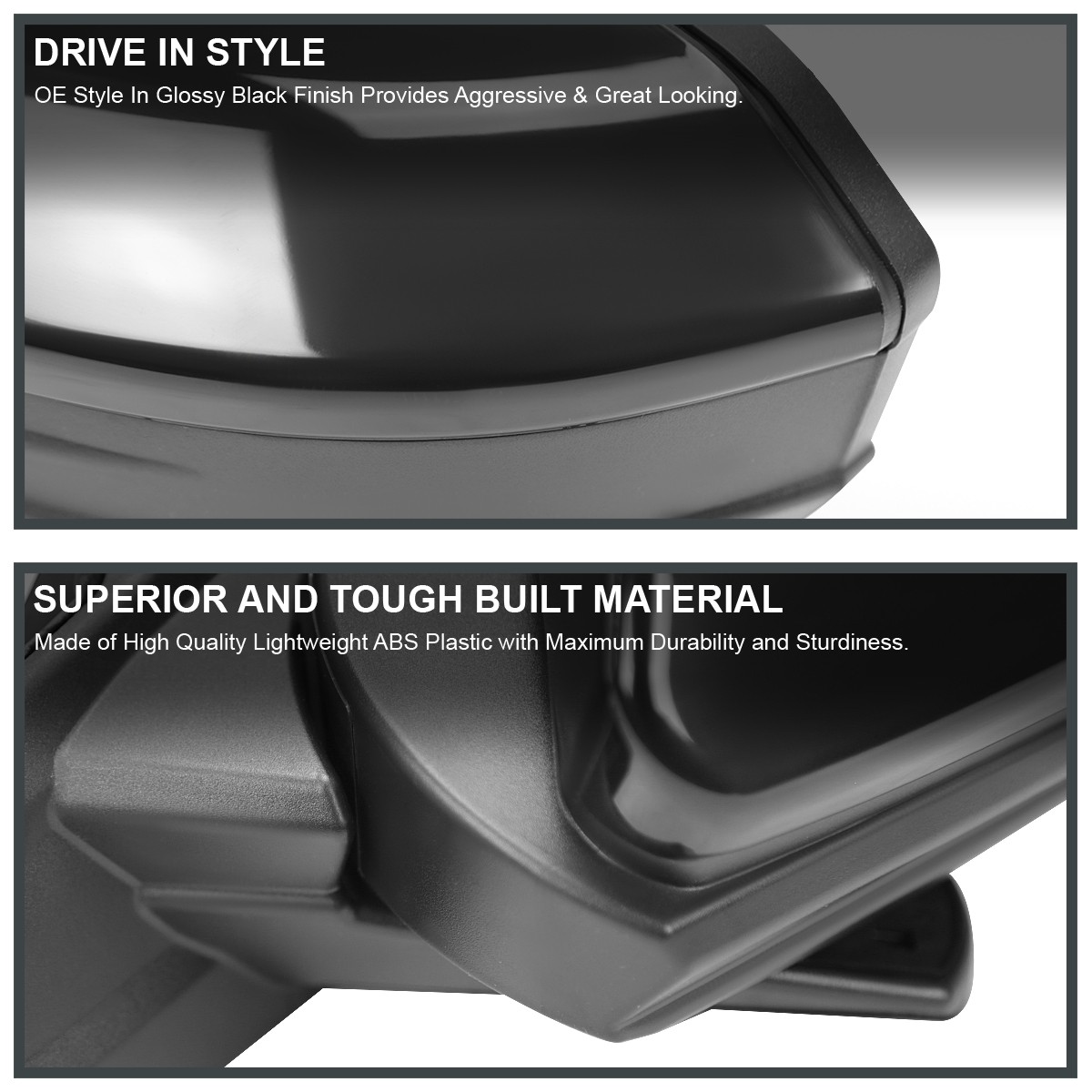 Left/Driver Side Fits 2016-2020 Honda Civic 3-Pin Power Adjustable View Mirror