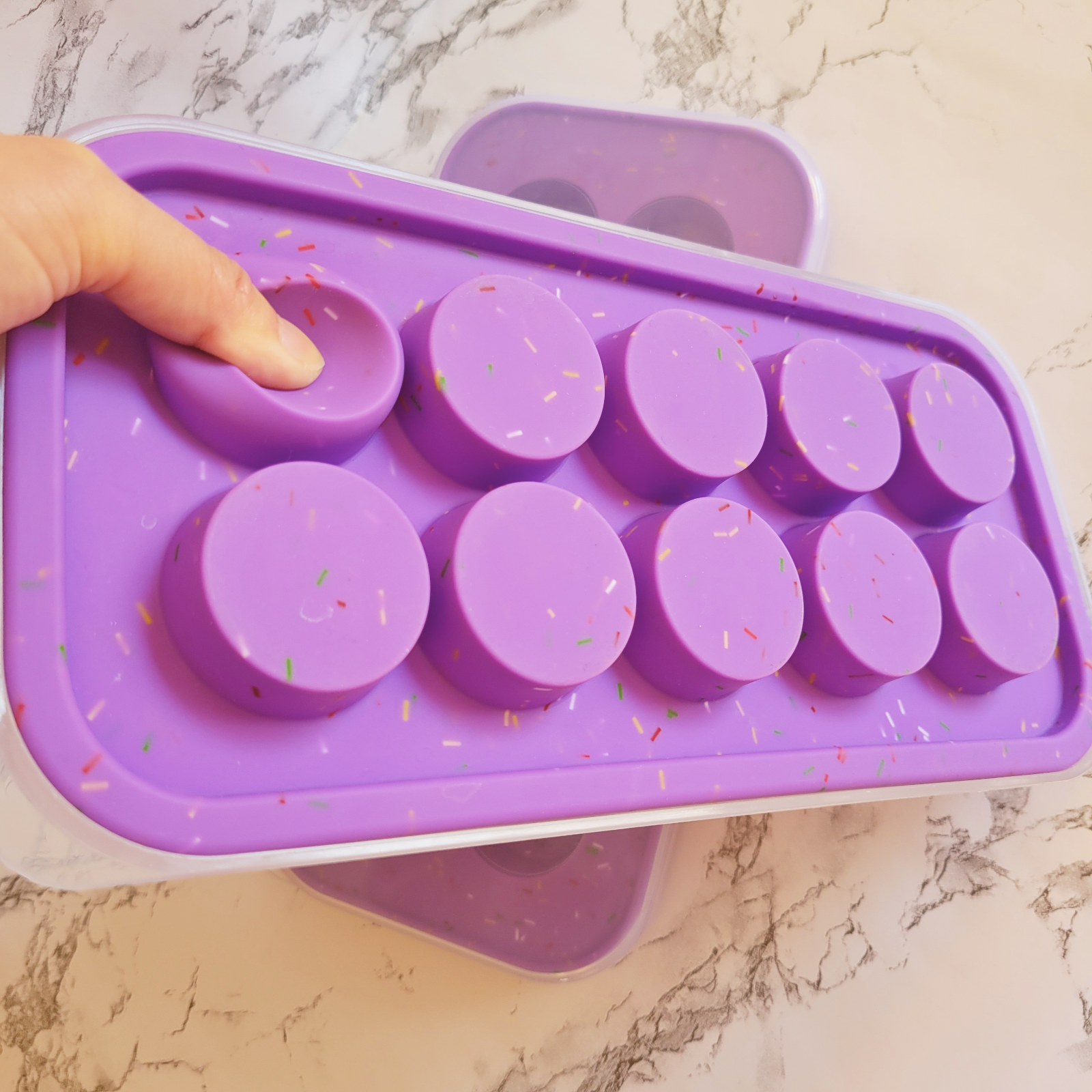 Sprinkle Cookie Tray-Freeze&Store Perfect Cookie Dough Round-2 Pack