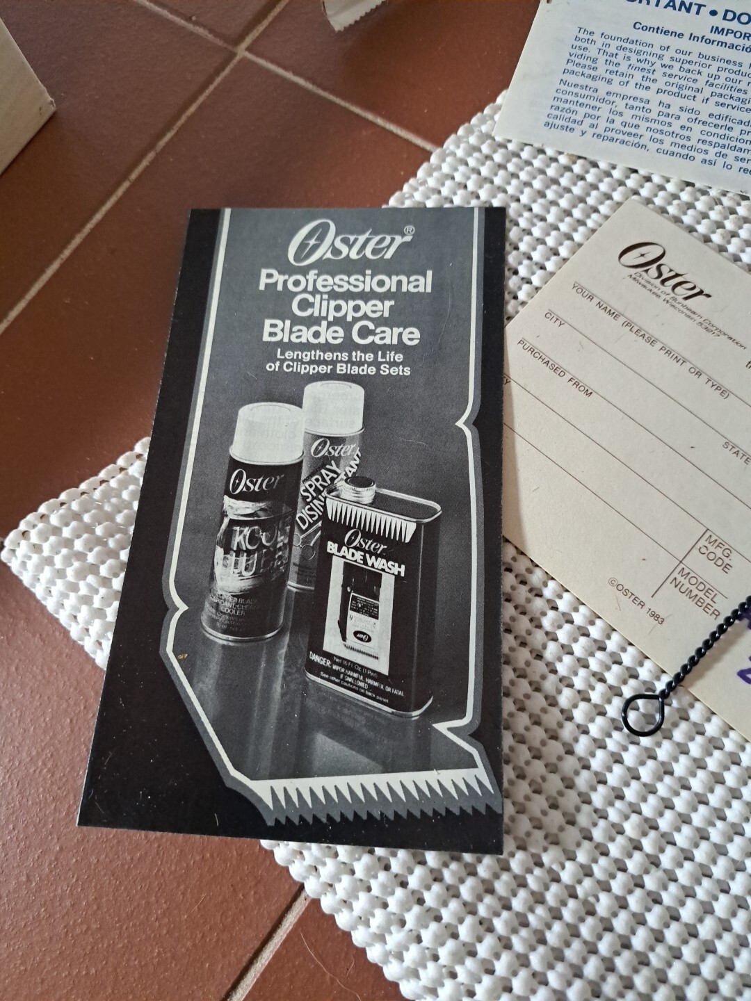 Vintage Oster Electromatic Model 23 Horse Animal Clippers w/Original Box Works