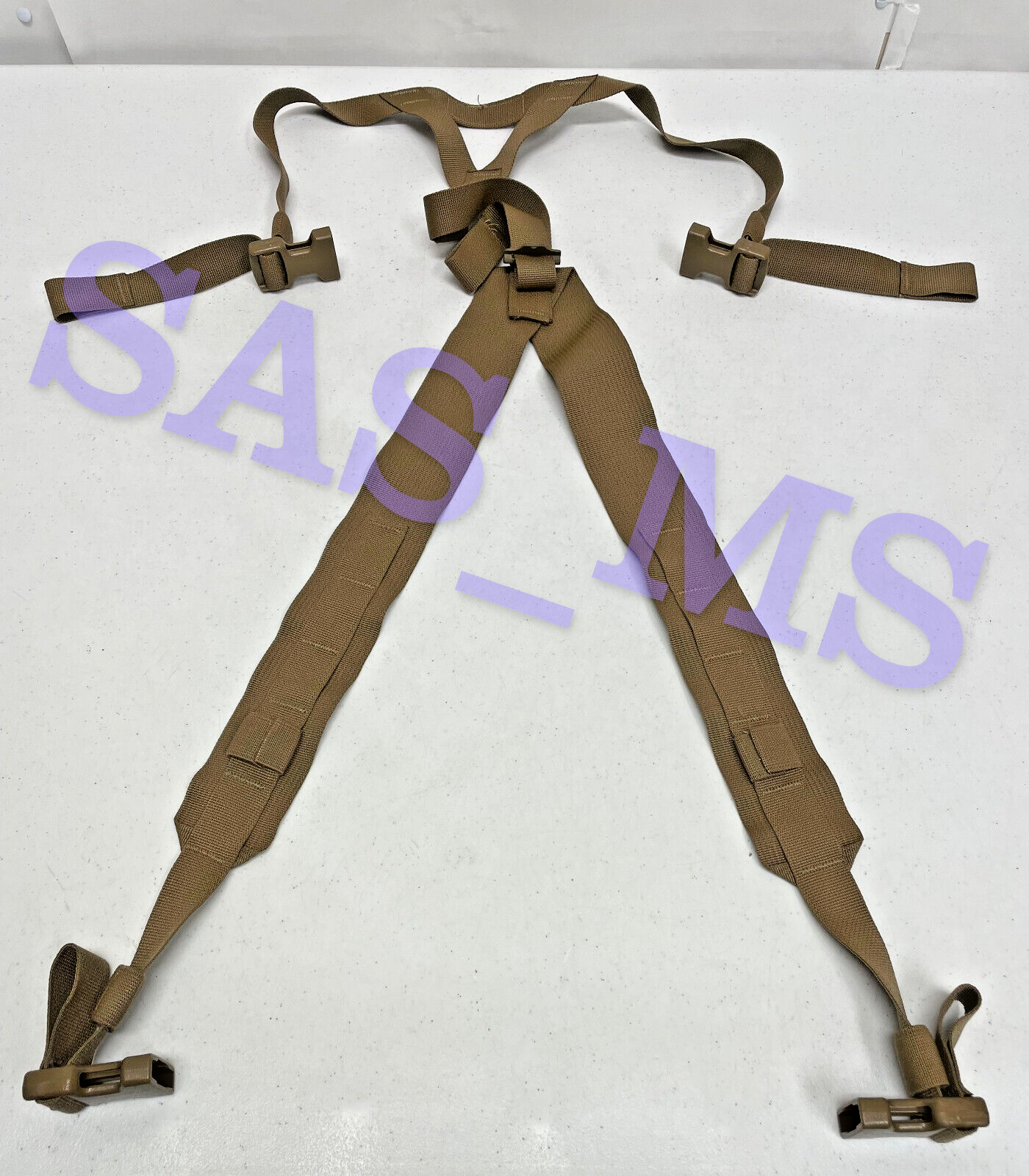 USMC COYOTE CHEST RIG TACTICAL ASSAULT PANEL TAP HARNESS ASSEMBLY SHOULDER STRAP