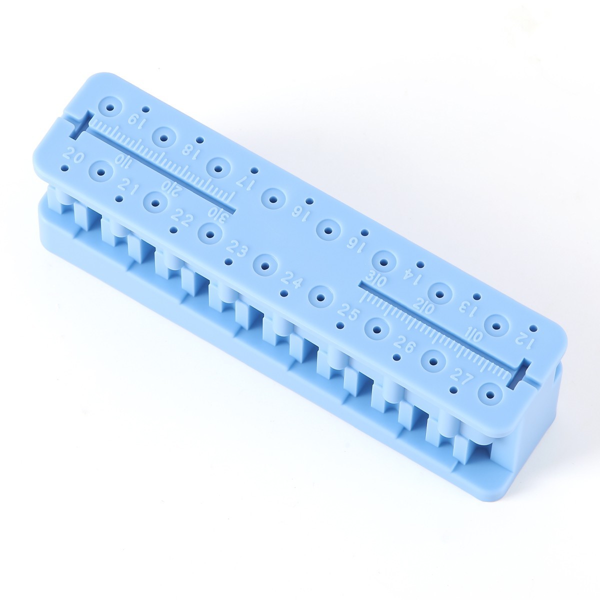 Dental Endo Measuring Block Endodontic File Holder Measuring Ruler Autoclavable