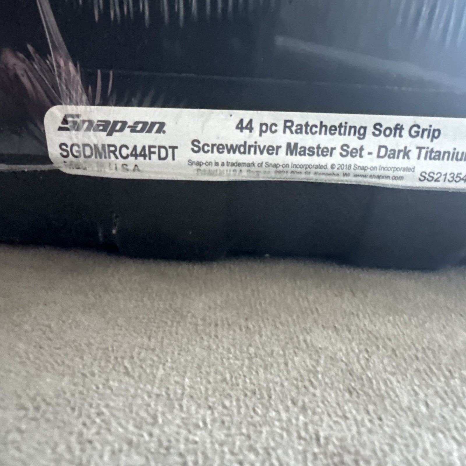 Snap-on 44 Pc Ratcheting Soft Grip Screwdriver Master Set New