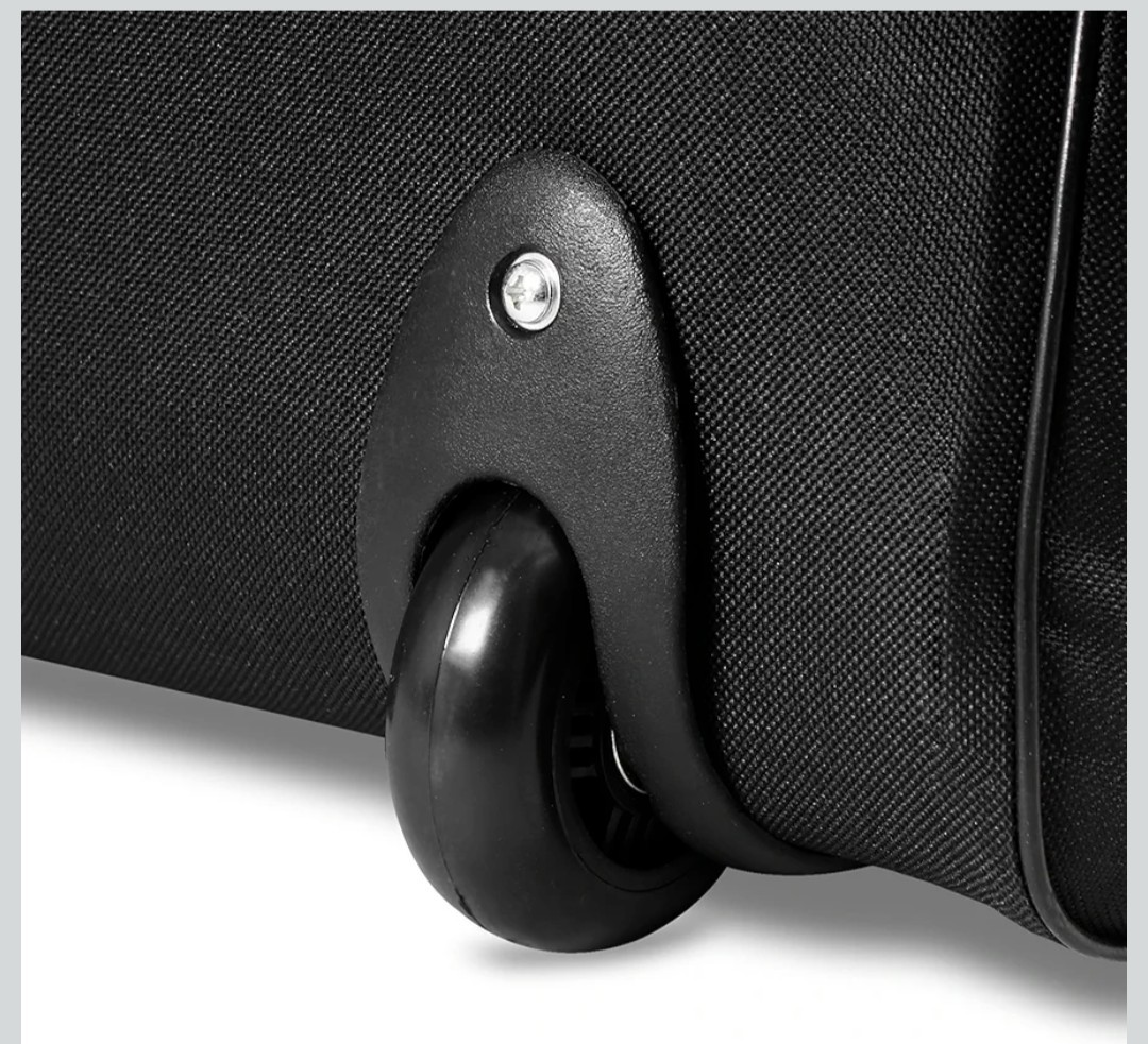 2 Pack Waterproof Rolling Hay Bale Bag, 4 Heavy Duty Wheels 46” x 23” x 16”