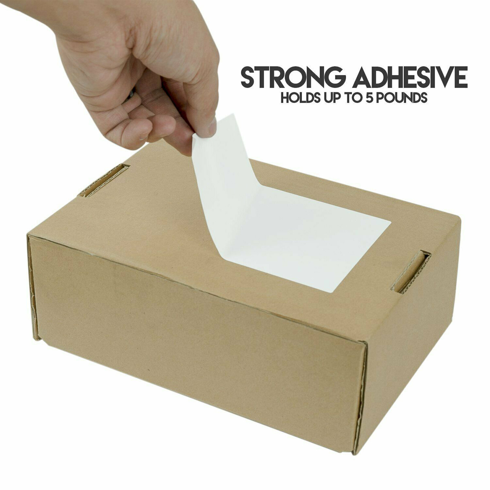 50-1000 Shipping Labels Half Sheets Blank 8.5" x 5.5" Self Adhesive 2 Per Sheet