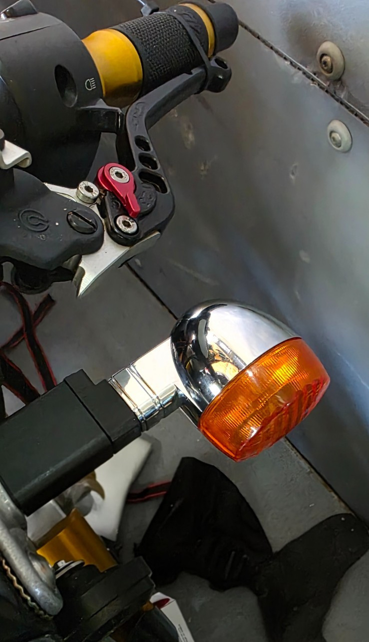 Ducati Sport Classic 1000 S Right Left Turn Signal 3D printed brackets