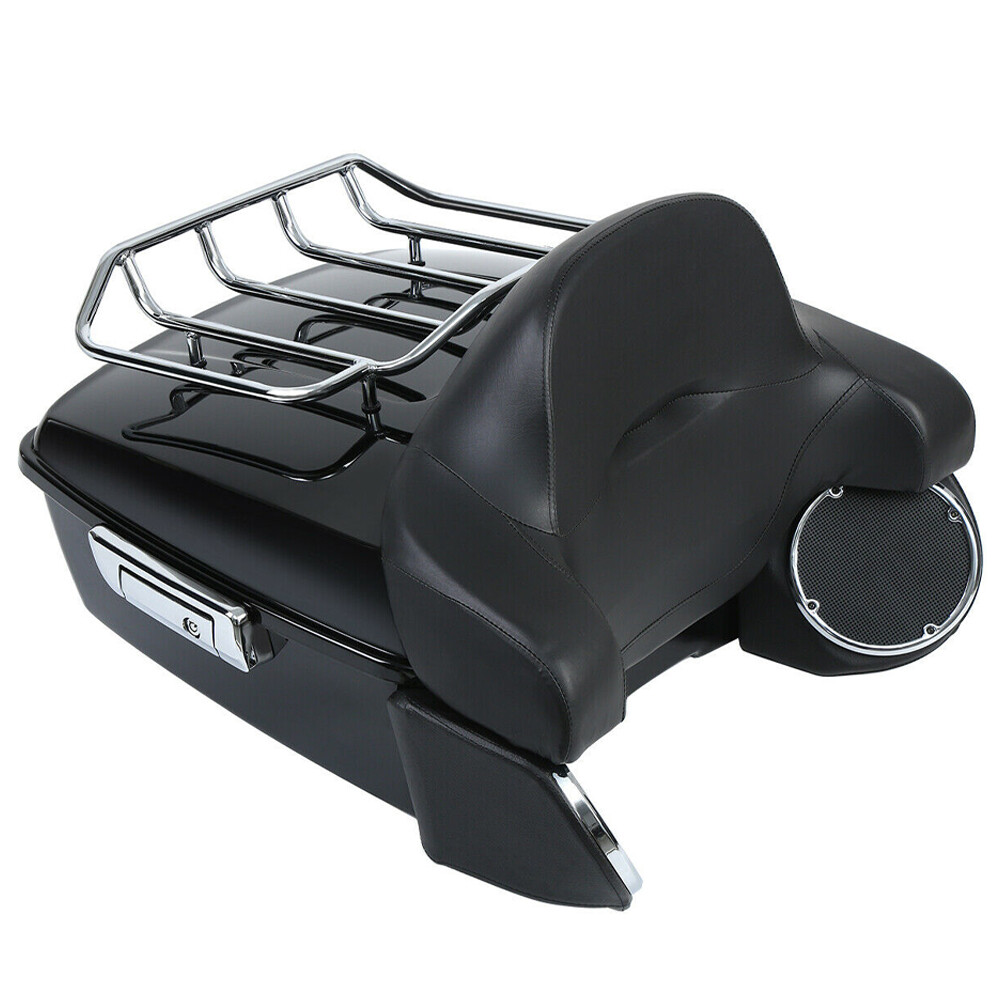 Rear King Rear 6.5" Speaker Pods For Harley Road Electra Glide Tour Pak Pack