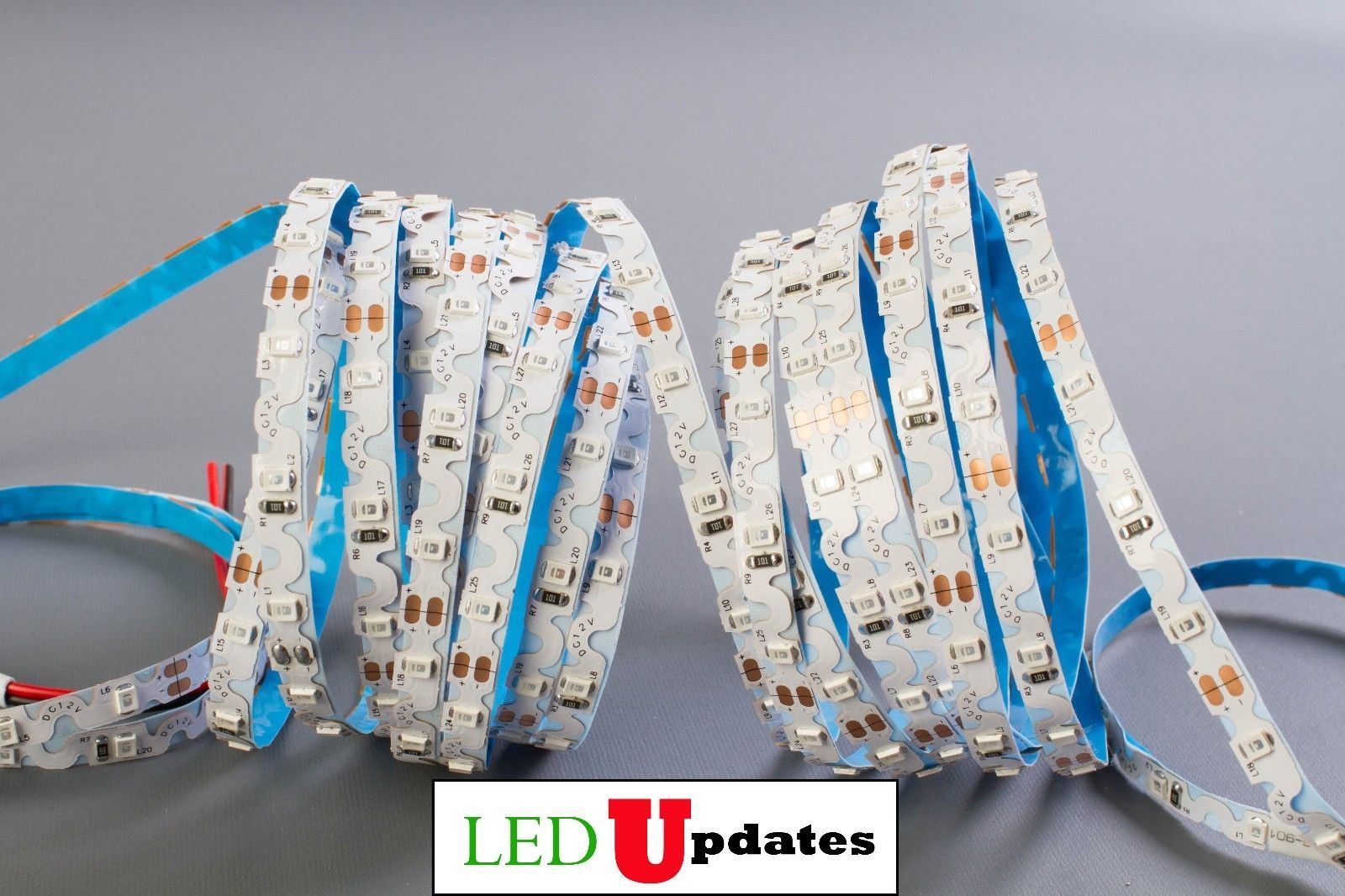 Blue LED strip light for 40" 55" 60" TV ambient 8ft with remote & AC power