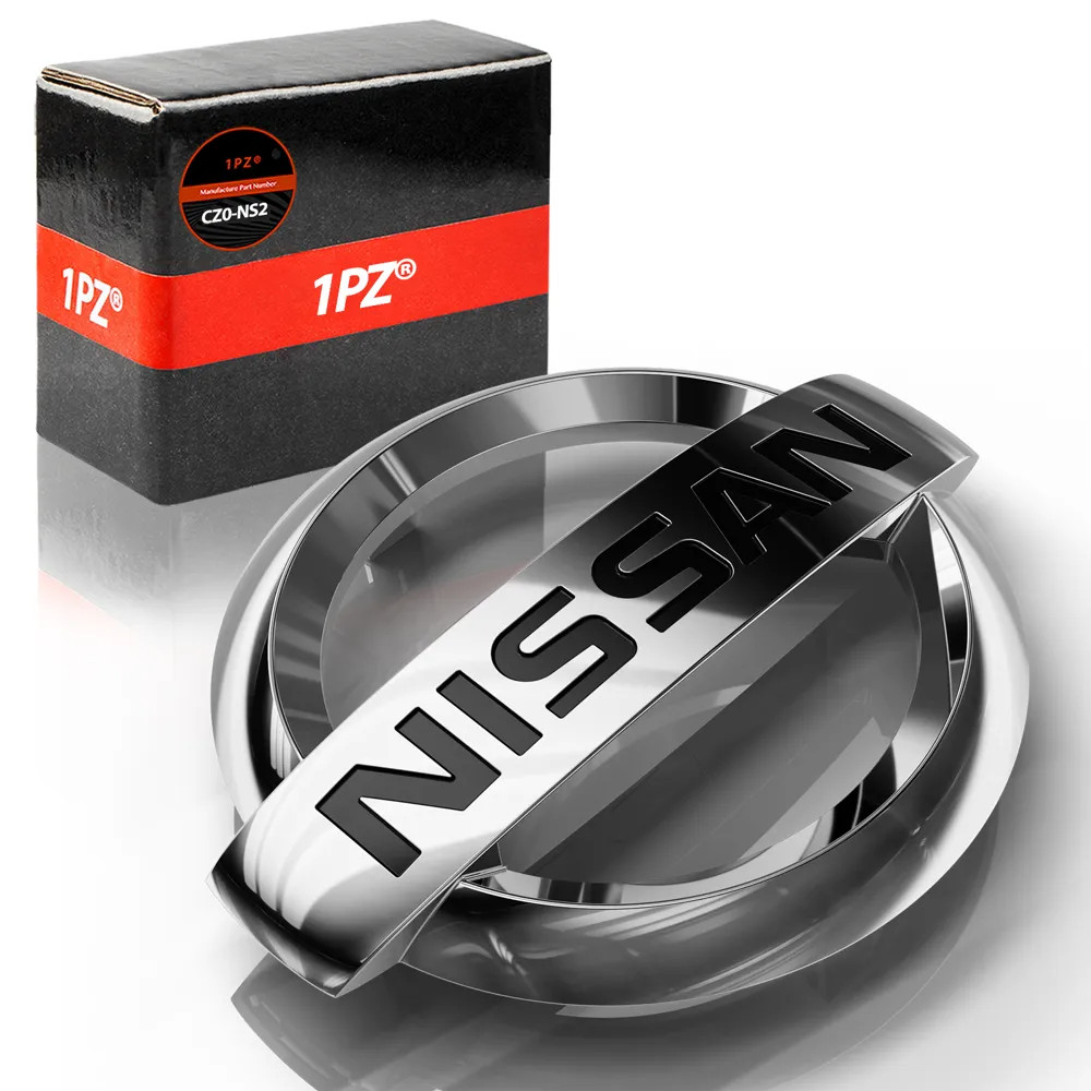 For OEM Rep Front Grille Chrome Emblem Nissan Versa 2015-2019 Silver Chrome Logo