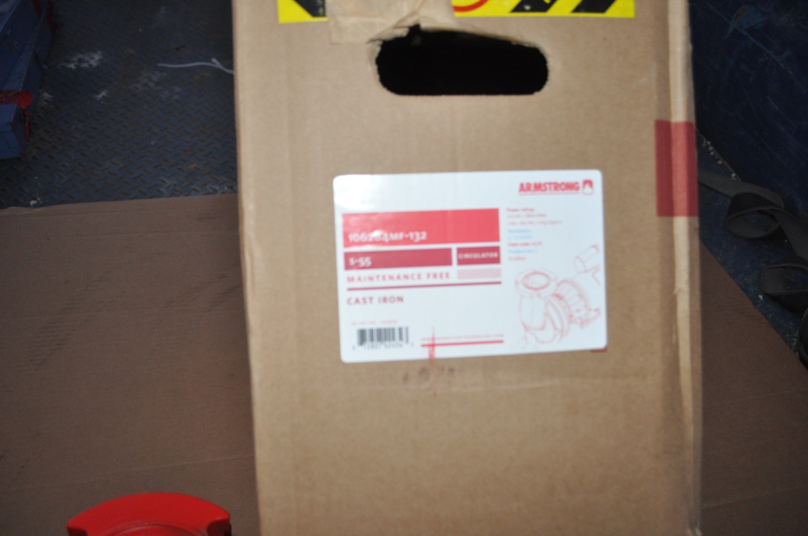 Armstrong CIRCULATOR PUMP 106284MF-132 1/2 HP 3" FLANGE HYDRONIC S-55 NEW