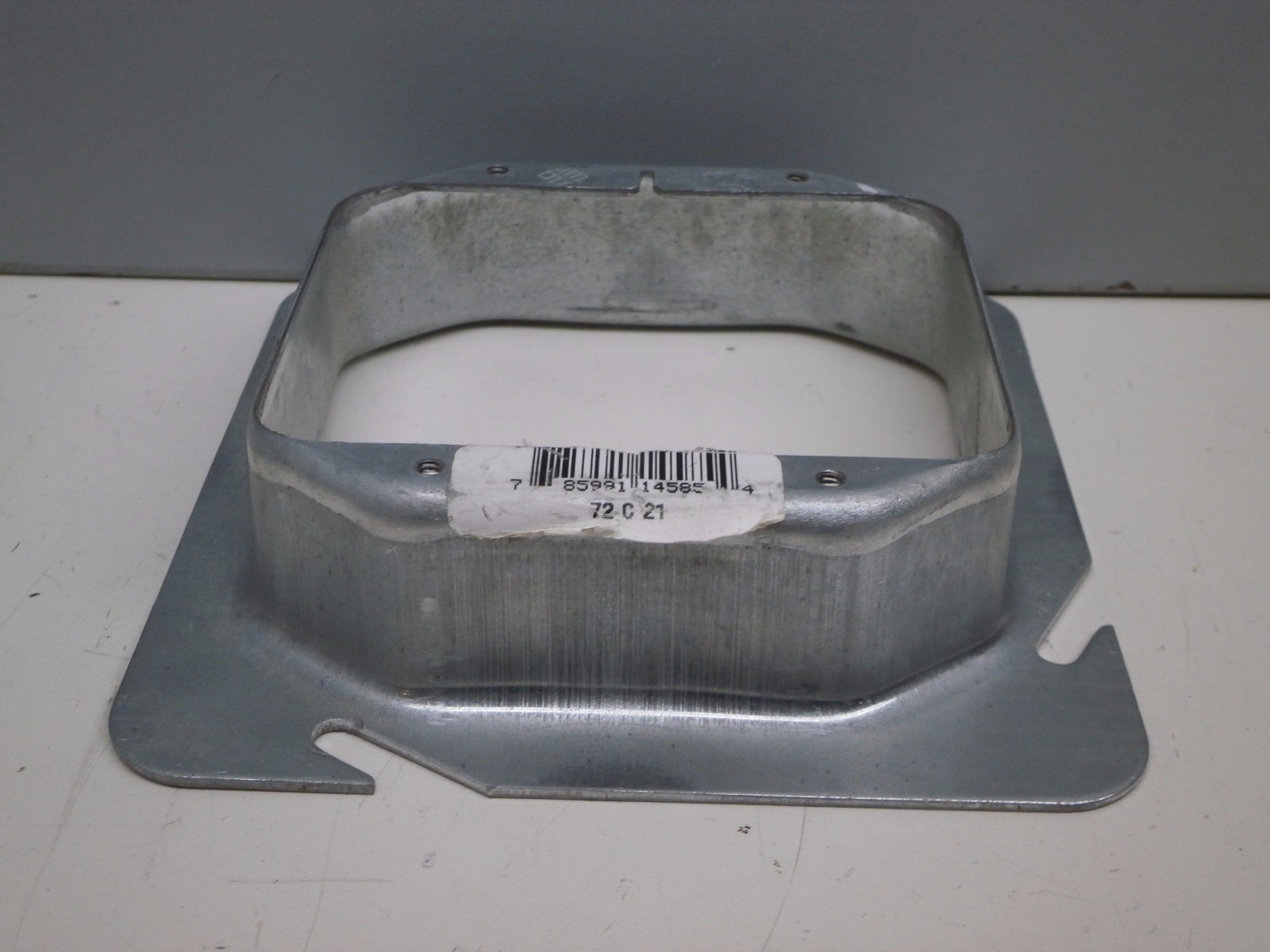 Steel City 72-C-21 Cover Mud Ring 2-Device 4-11/16" Square x 1-1/4" (820 606-A)