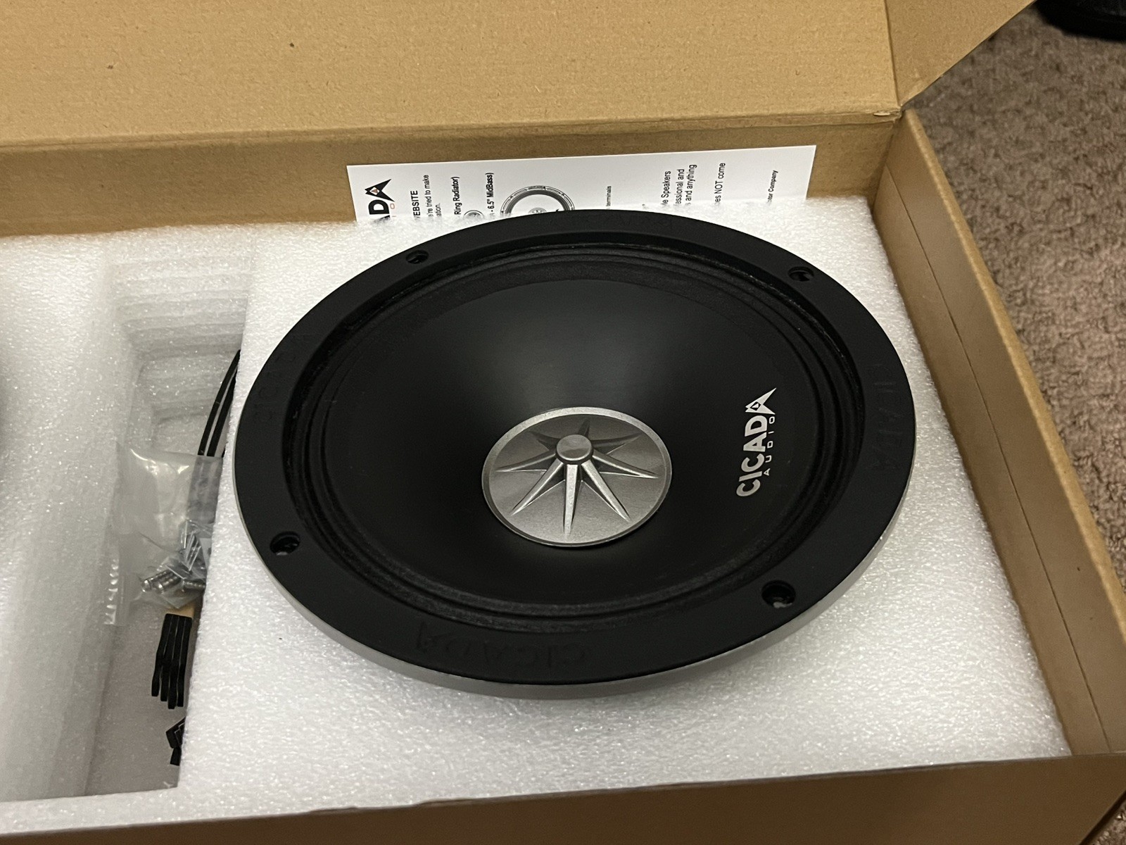 Cicada Audio CM8.2 - Mid-Bass 8-inch - 2 Ohm, Pair