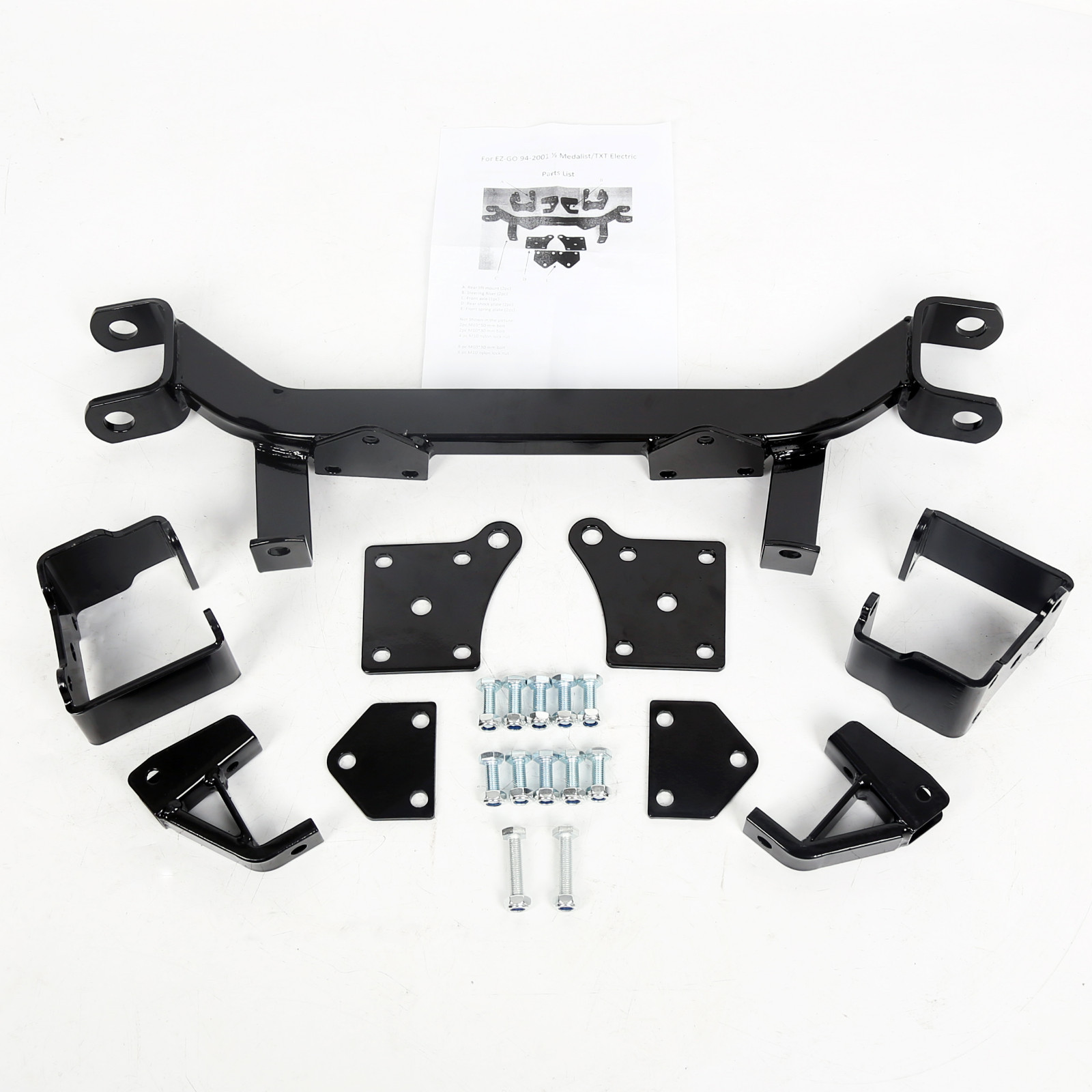 6" Drop Axle Lift Kit Compatible with EZGO Golf Cart 1994.5-2001.5 Medalist/TXT
