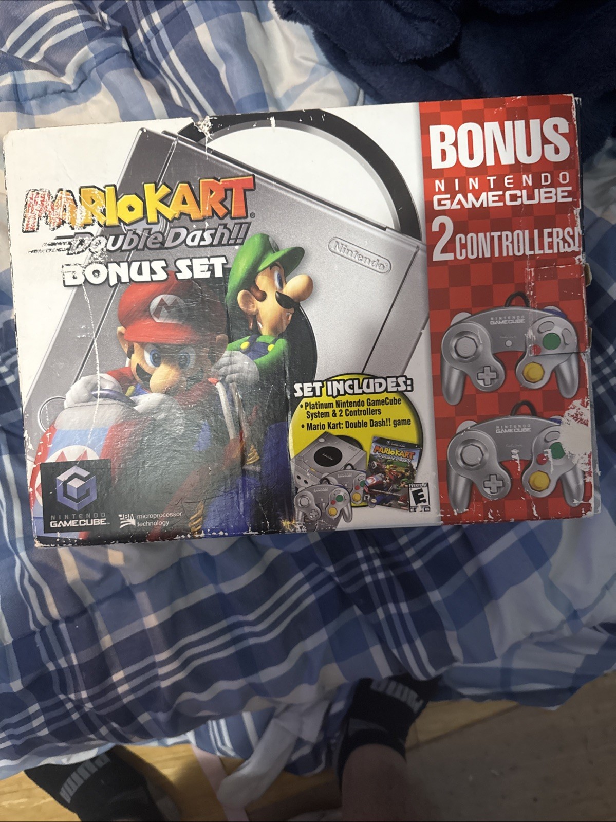 Mario Kart Double Dash And Nintendo GameCube Silver Boxes Only (good Condition)