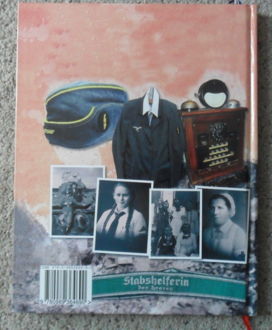 WWII German Women, Helferin Rot Kreuz womens organizations hard cover book.