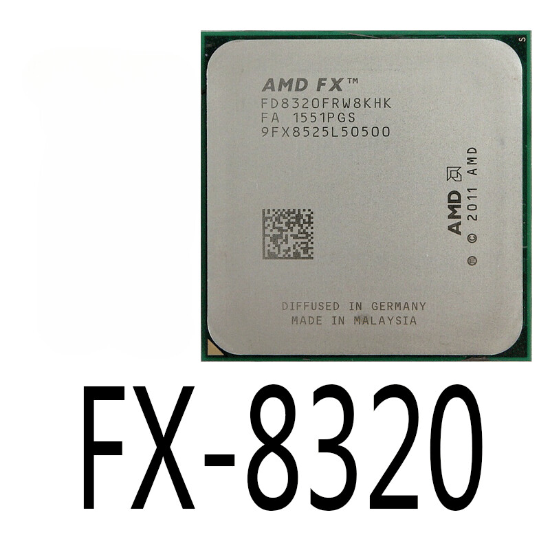 AMD FX-8320 8 Core 3.50GHz Socket AM3+ CPU Processor