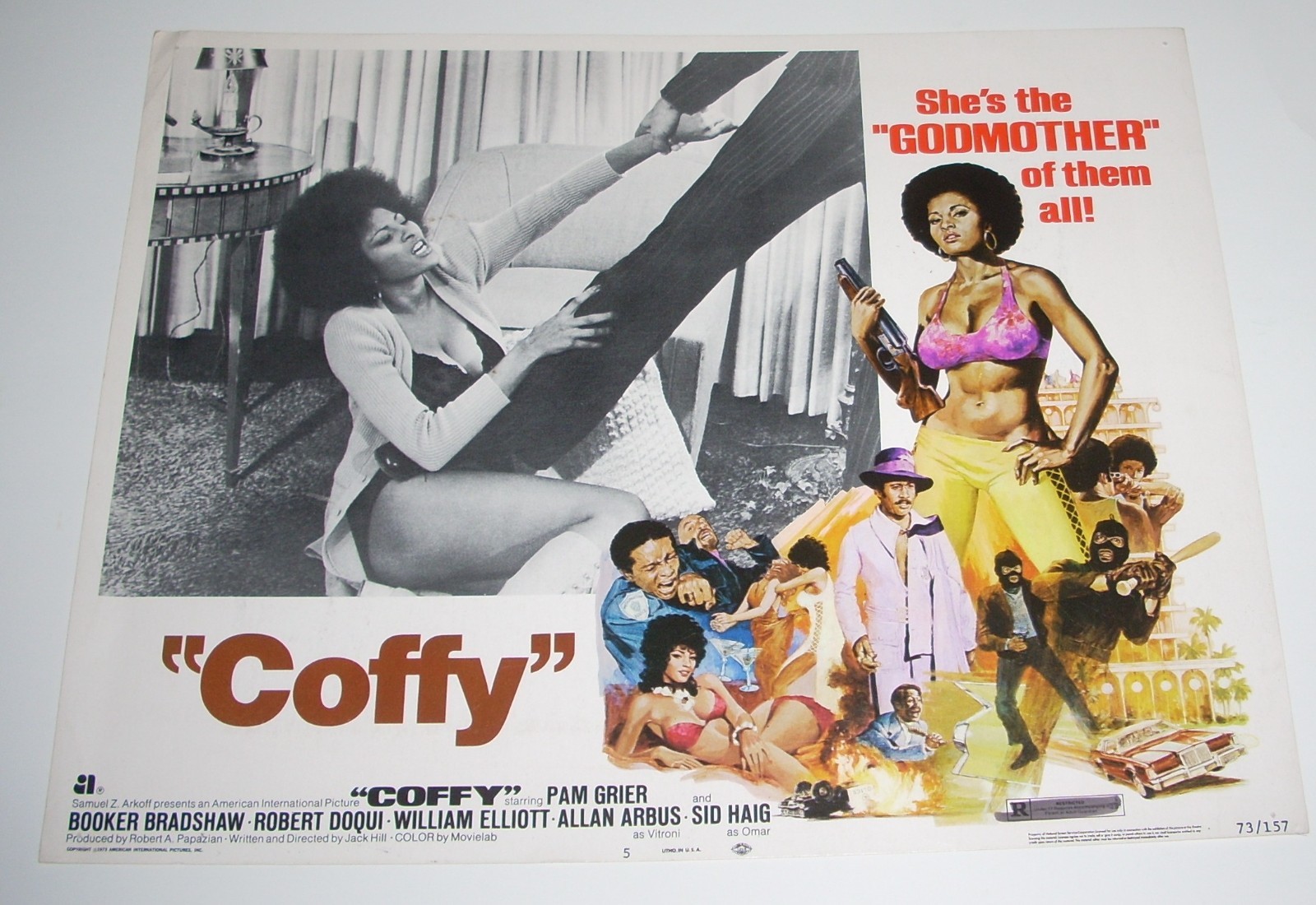 Vintage COFFY Movie Poster Lobby Card Pam Grier Litho 73- The Lord of the Rings