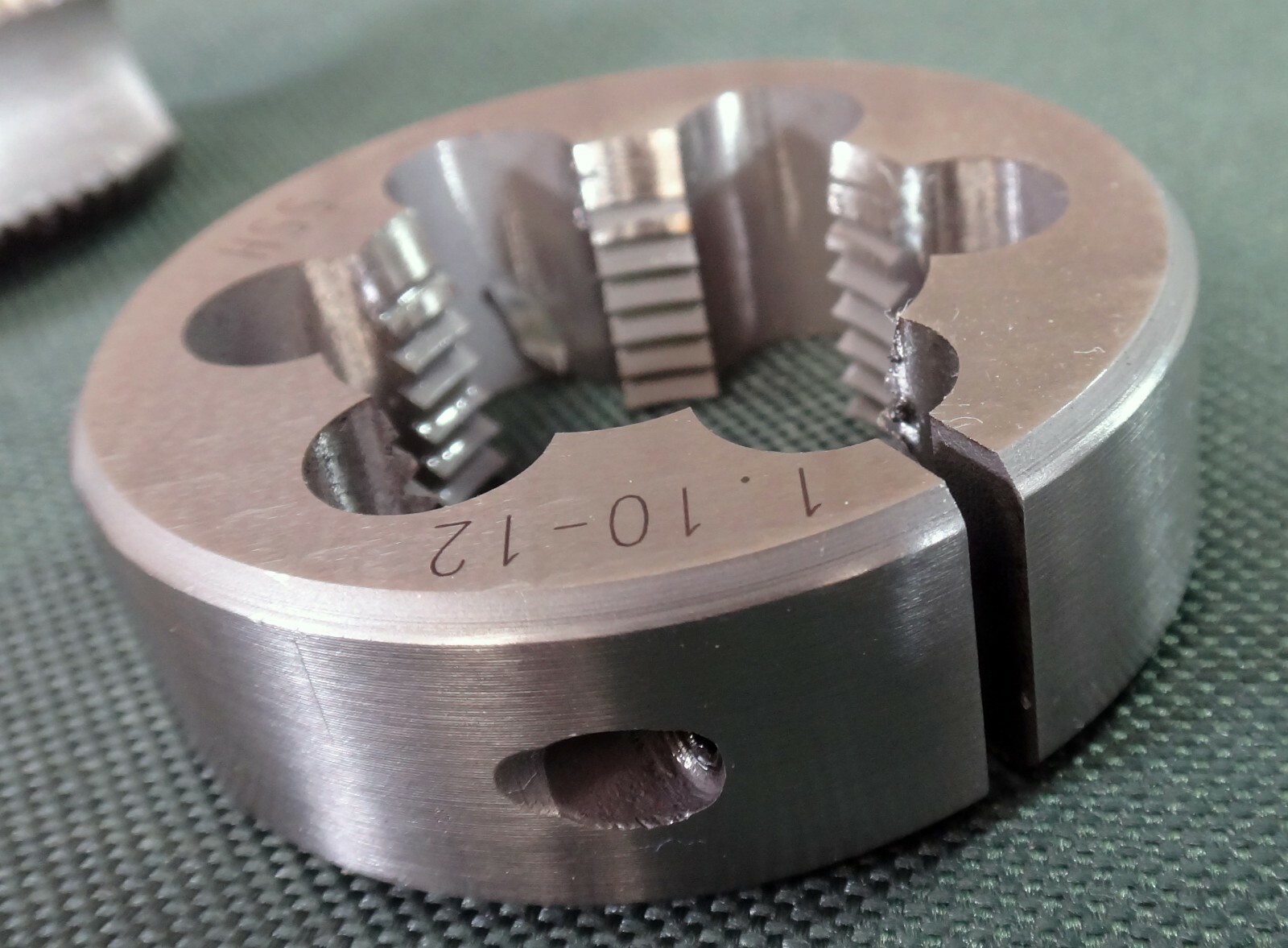 Mauser 98 Large Ring, tap & die set 1.10 inch x 12 TPI