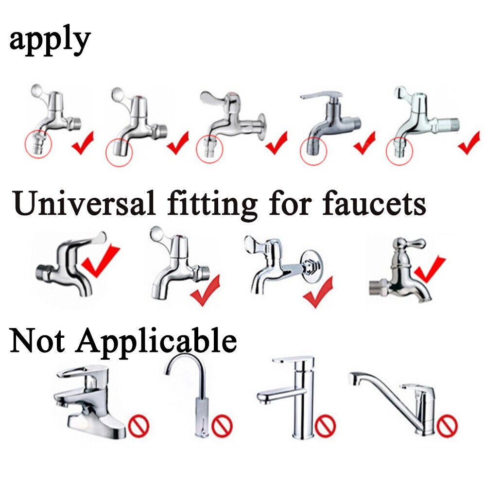 Garden Hose Nozzle Spray Nozzle 8-Pattern Heavy Duty High Pressure Leak Proof