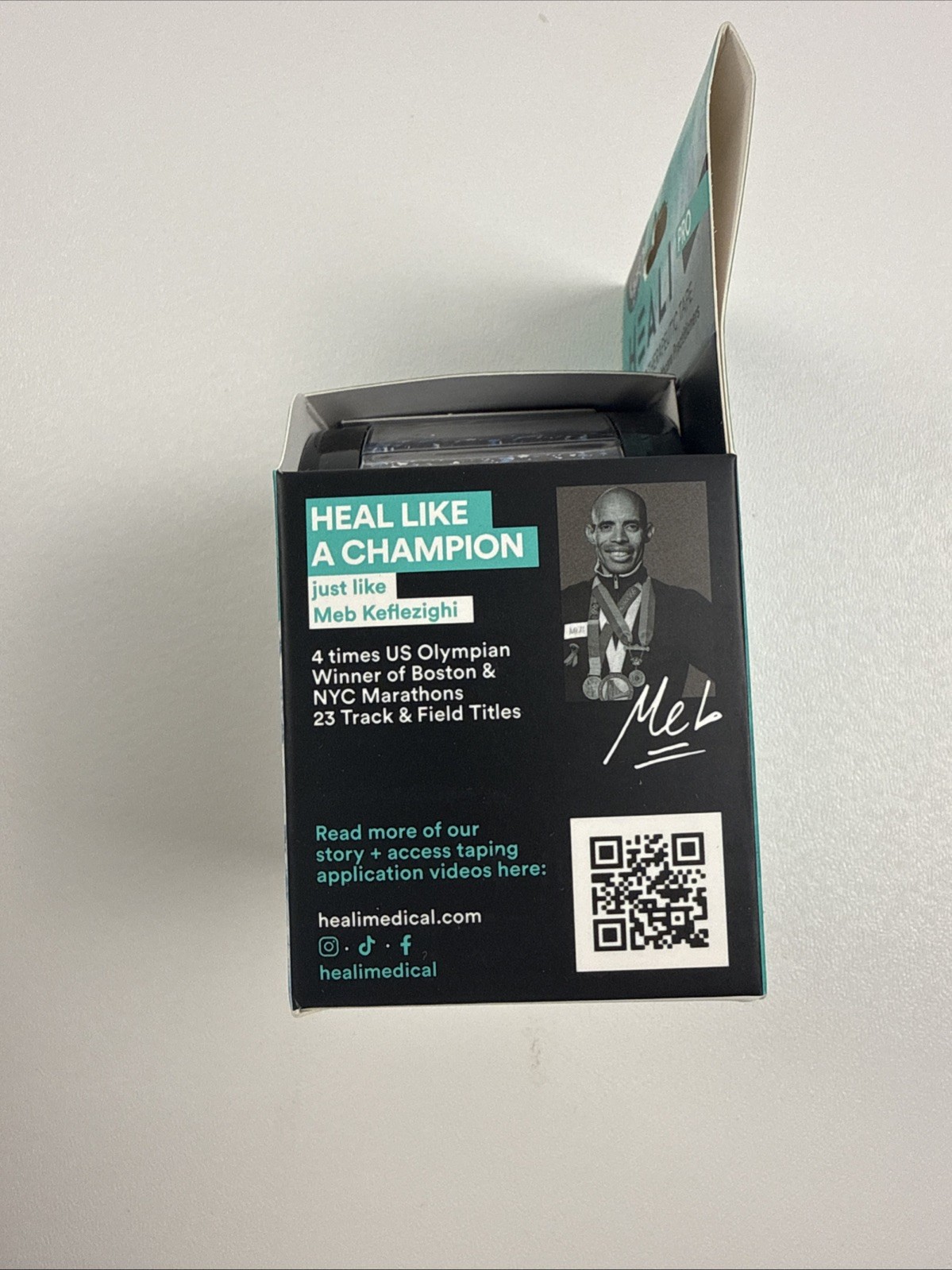 Heali Kinesiology Tape with Magnesium and Menthol, 20 Pcs Precut Strips, K Ta...