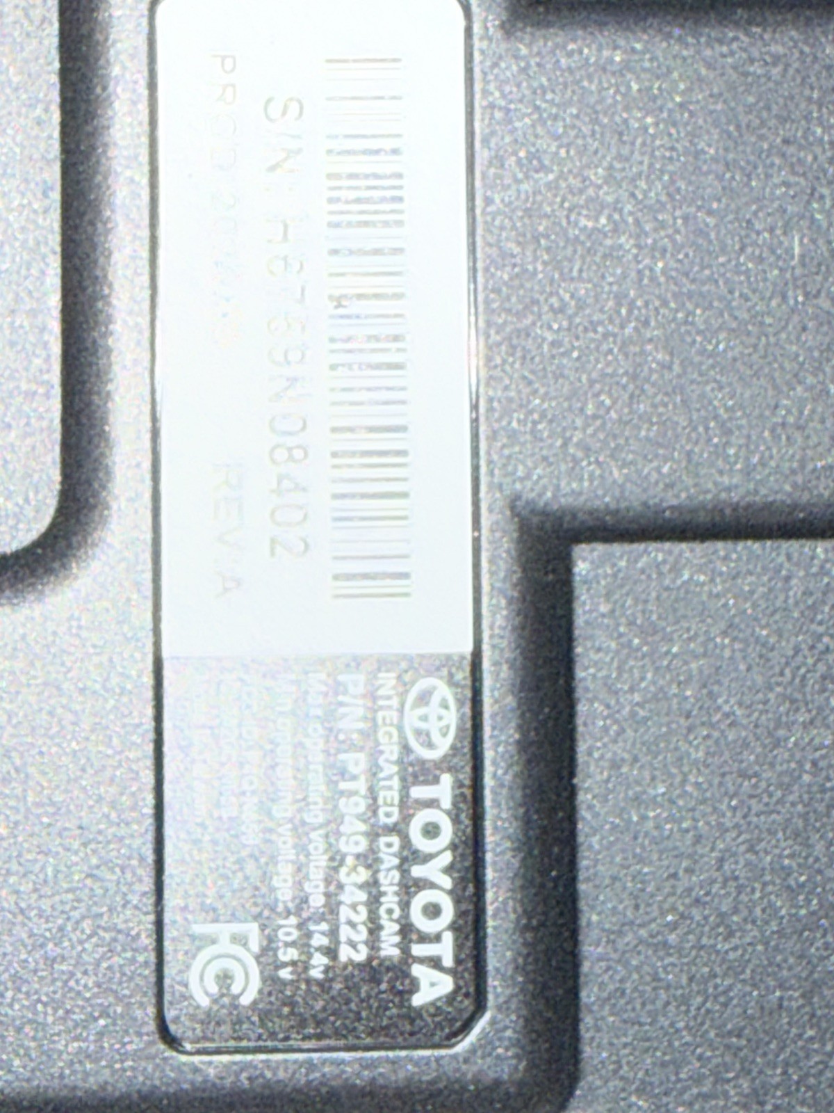 2026 Tacoma Integrated Dash Cam