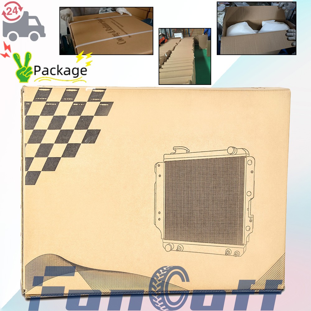 4-Row Tractor Radiator Fit Case IH B414 276 434 B275 Farm #3041403R93,3041405R91