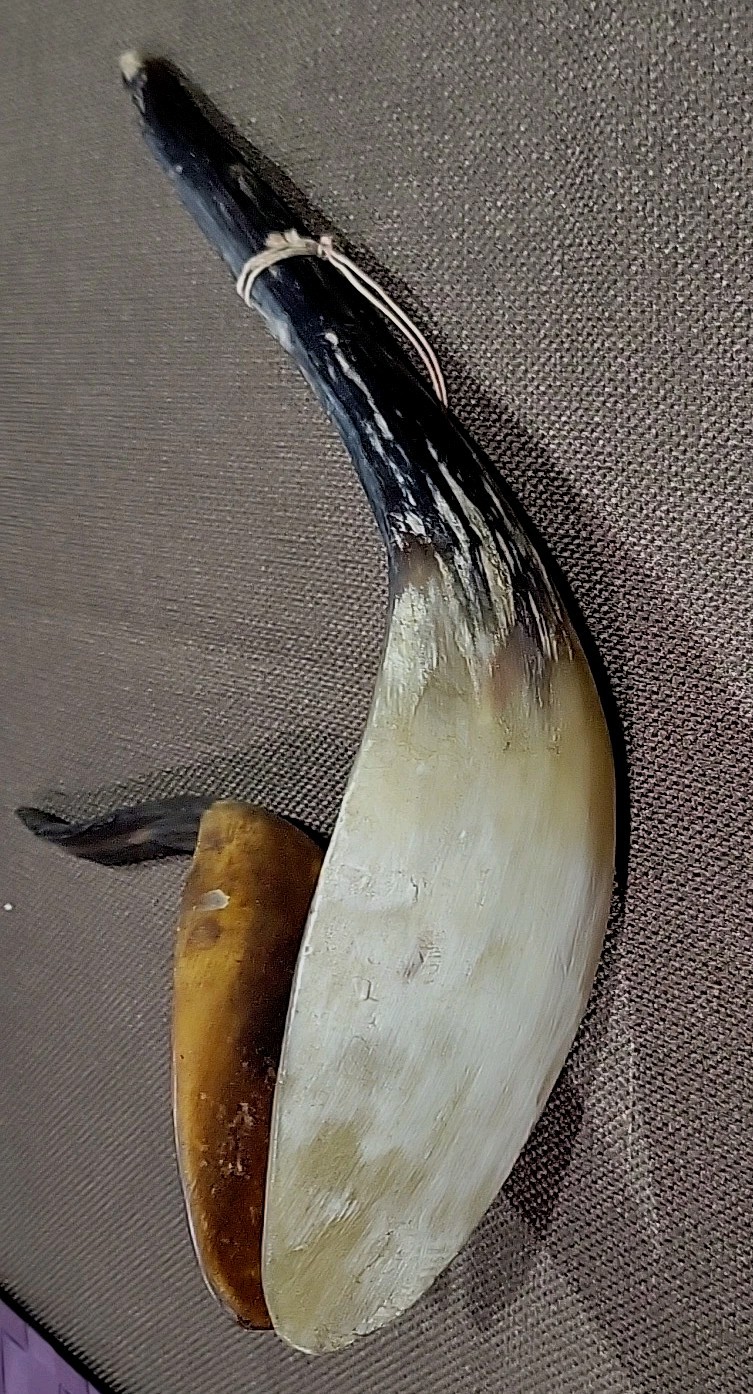 (2) Ahousaht Northwest Indian Inuit West Vancouver Canada B.C. Sheep Horn Spoons