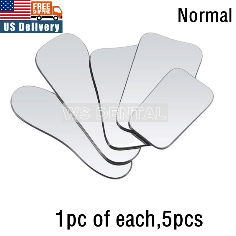 5pcs Dental Orthodontic Glass Photo Mirrors Intraoral Mouth Mirror Reflector