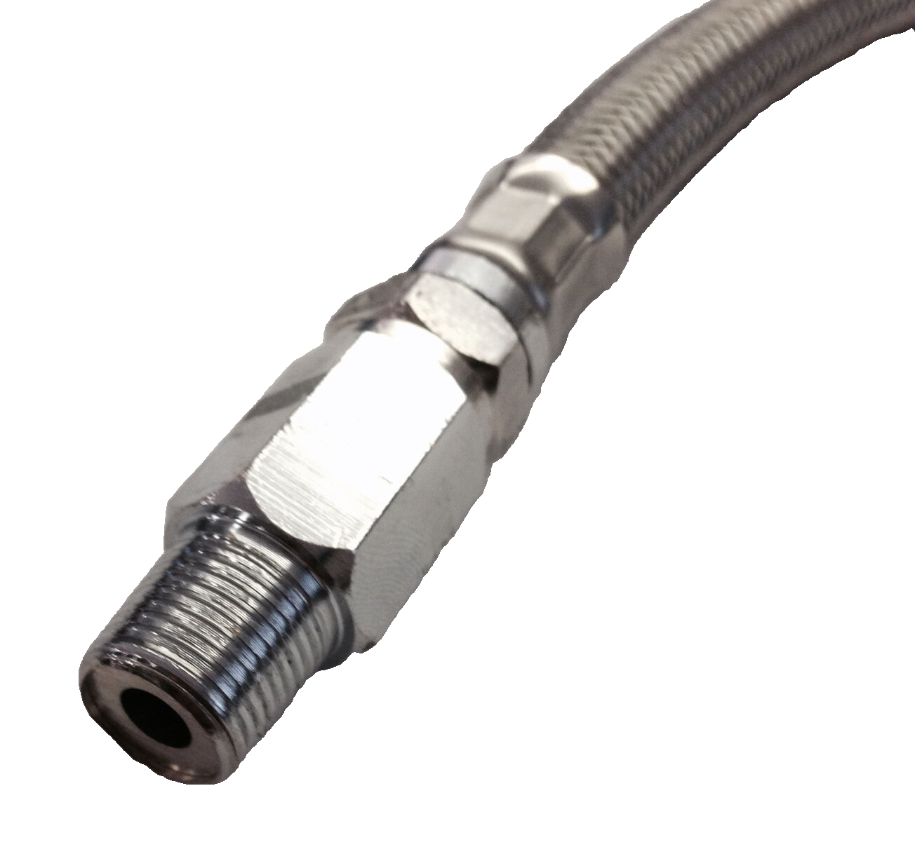 22" Air Compressor Leader Hose w/Check Valve 3/8"npt Male to 3/8"npt Male