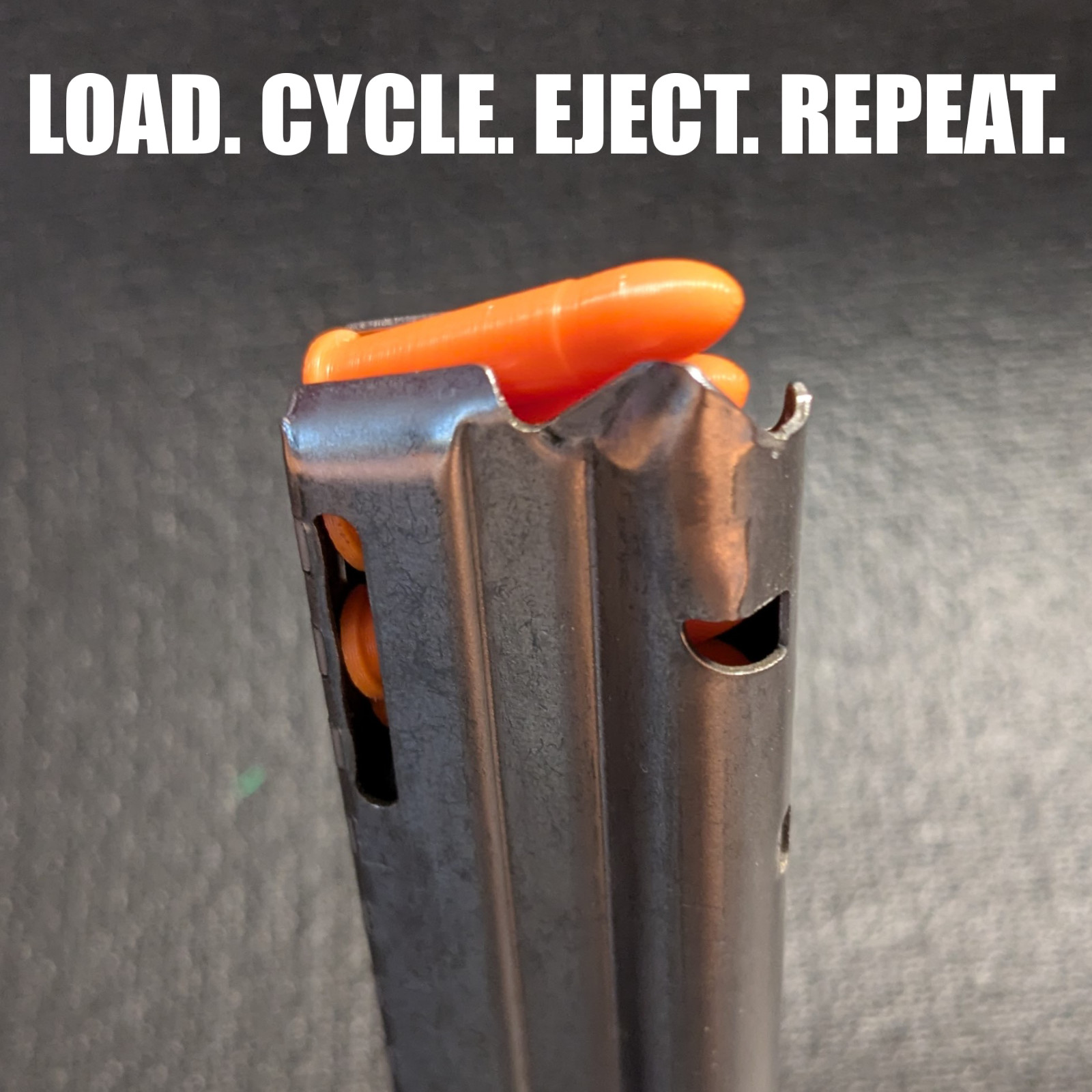 22LR 22 LR SNAP CAPS (40pk) ORANGE Dry Fire Safety Training Rimfire Rounds *USA