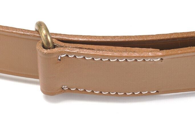 M1907 MILITARY LEATHER RIFLE SLING WW1 MARKED BRASS HARDWARE GARAND SPRINGFIELD