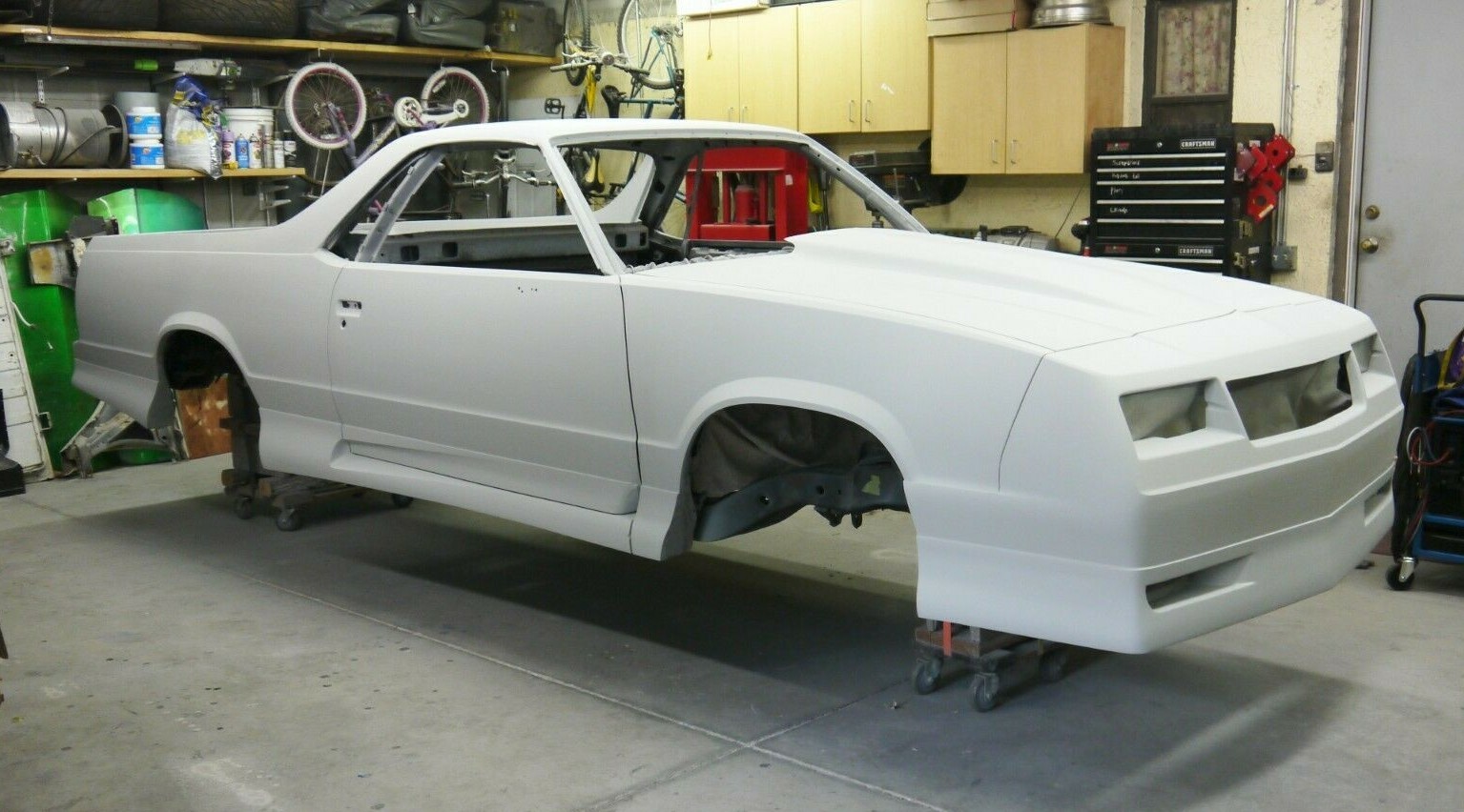 El Camino Chevy Choo Choo Custom Pro Street Tubbed G-body Rotisserie Restored