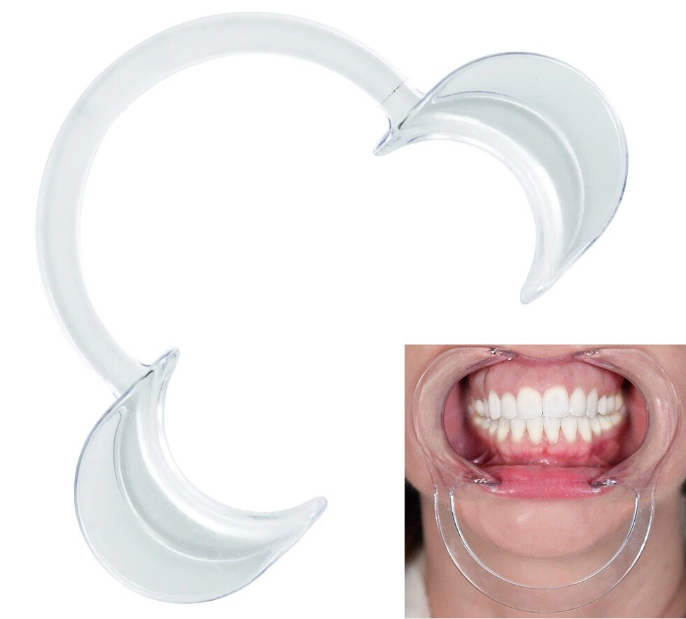 20 x Large Teeth Whitening Cheek Retractor, Dental Mouth Opener Game Adult Size