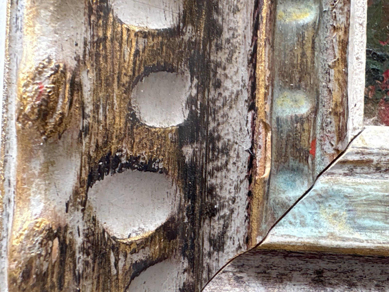 Impasto Oil Painting Ida Mindel Cohen “Boutonniere” Signed Abstract Floral MCM