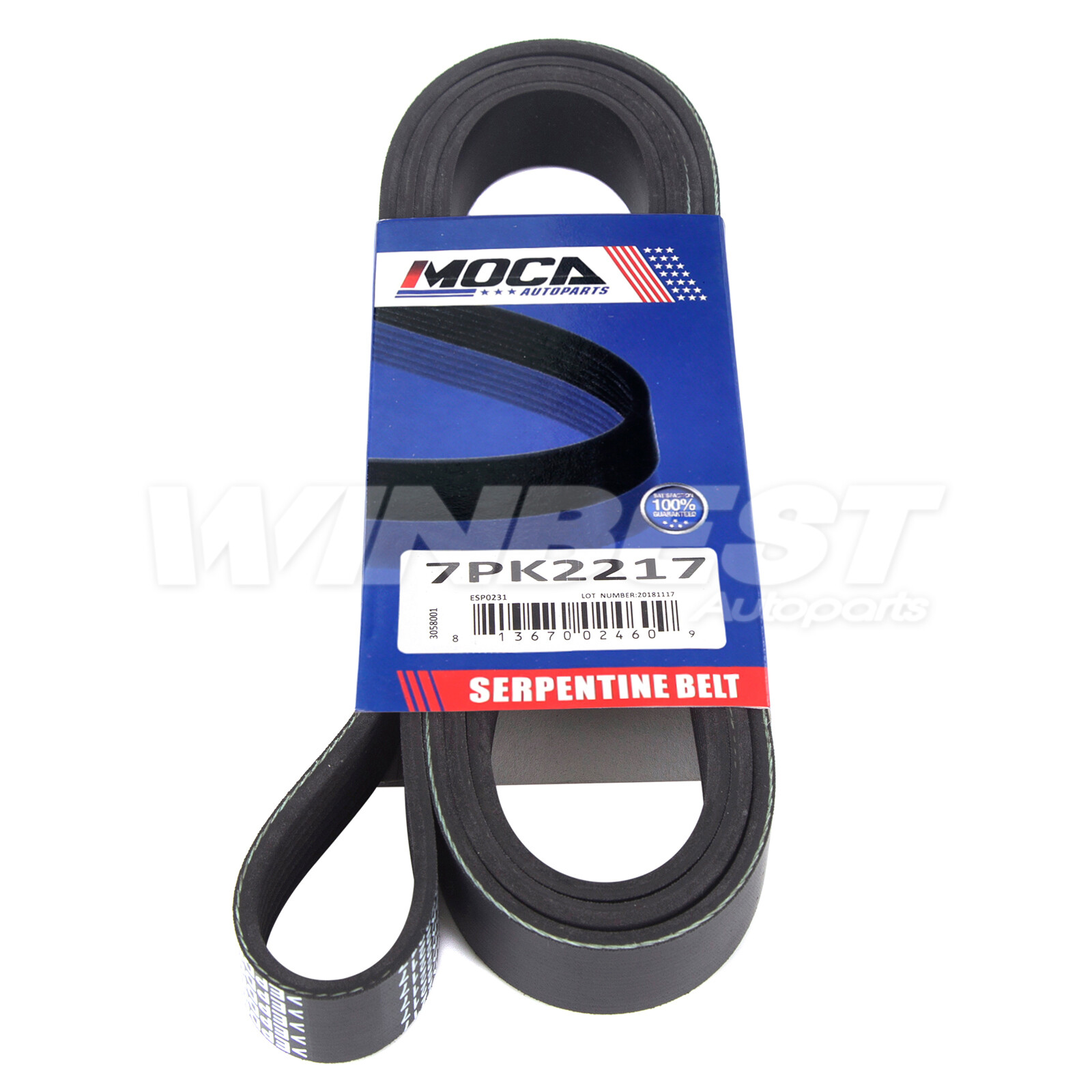 7PK2217 Serpentine Belt w/Tensioner 38378 for Nissan Frontier NV1500 NV2500 4.0L