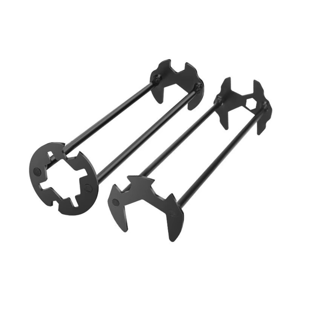 Multifunctional Sink Wrench Set, 2-Pack Basin and Faucet Wrench Tool with Fou...