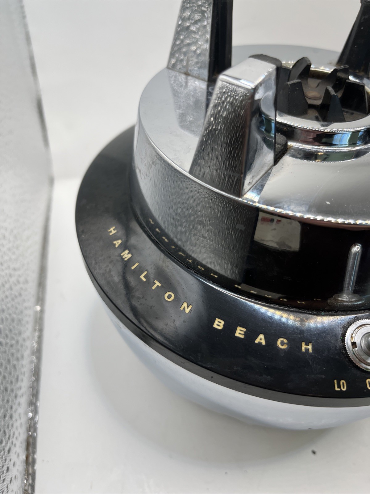 Vintage Hamilton Beach Model 215 Chrome 2 Speed Blender &Milk Shake MADE IN USA