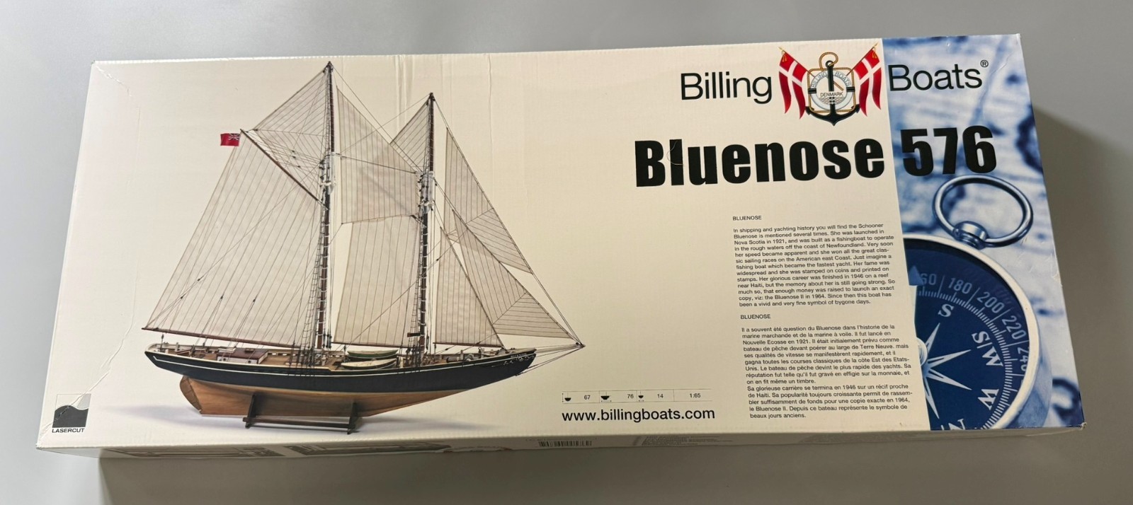 Billing Boats Bluenose BB576 1:65 Wooden Model Ship Kit
