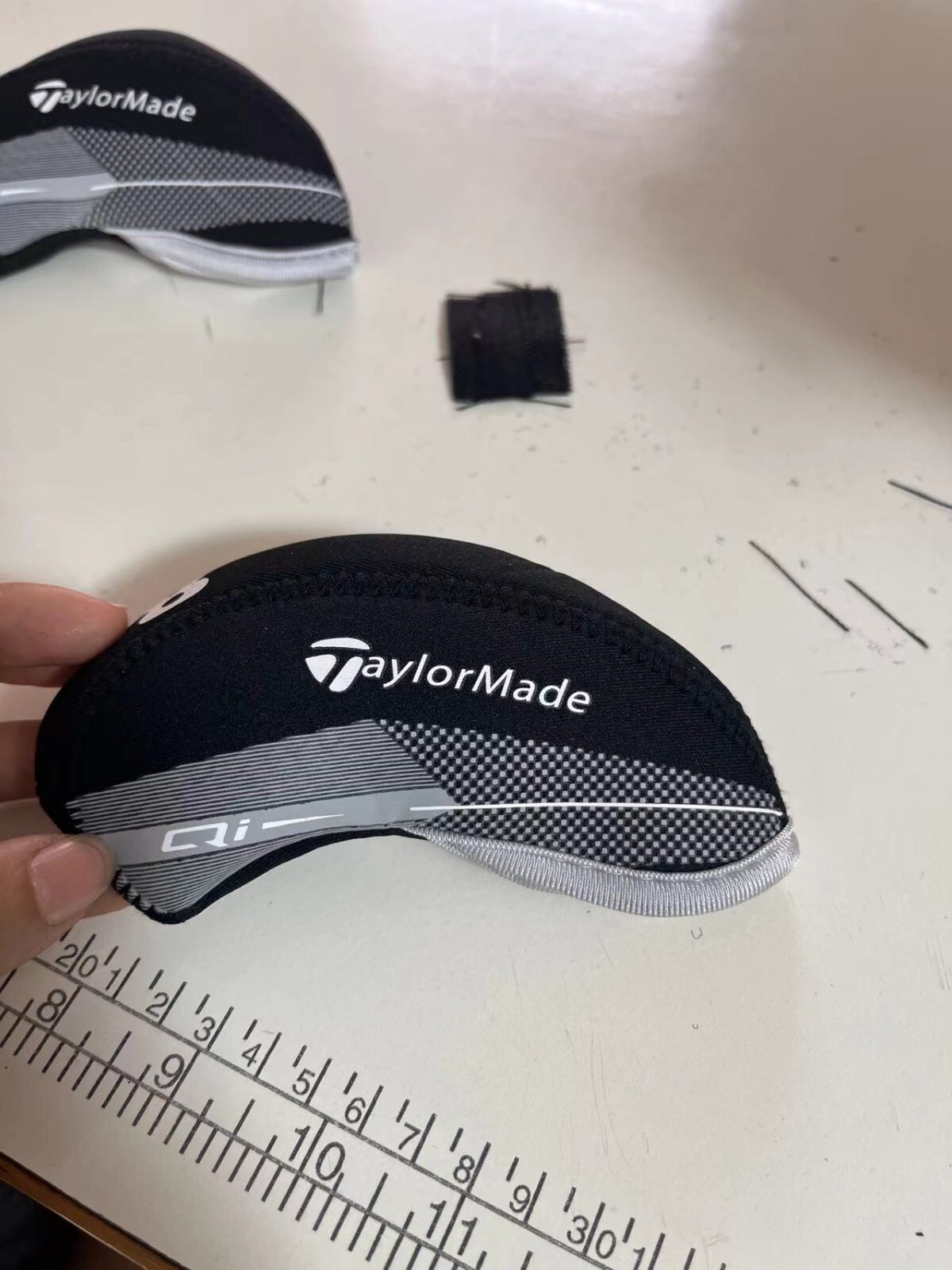 Quality 10Pcs TaylorMade Qi Golf Club Iron Head Covers Neoprene 4-9LPSA/W Black