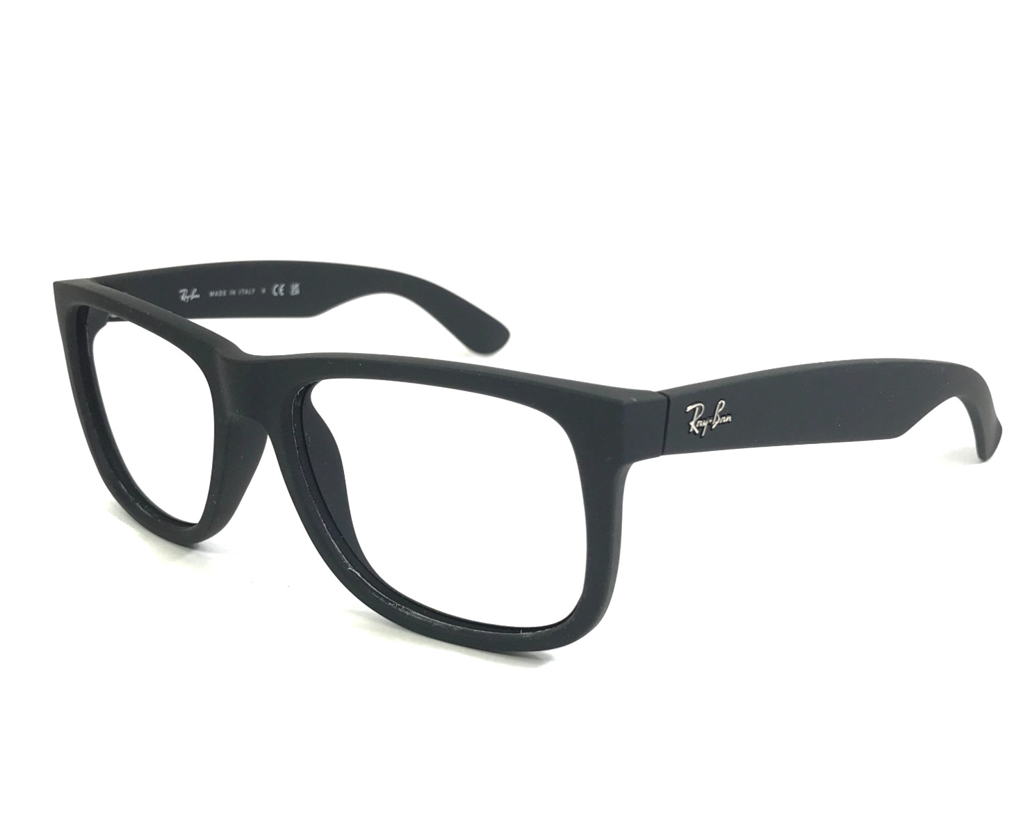 Ray-Ban Eyeglasses Frames RB4165 JUSTIN 622/55 Rubberized Matte Black 54-16-145