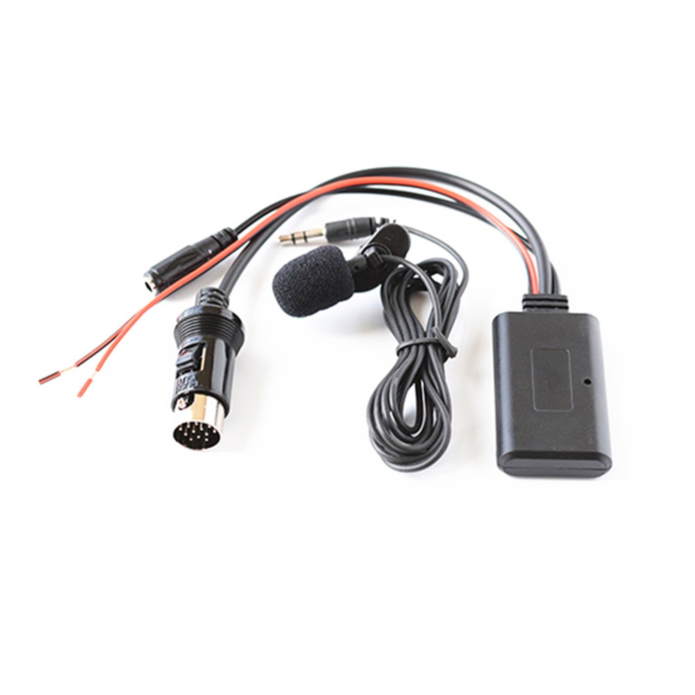 Bluetooth Adapter Audio Music AUX Cable+ Microphone For Kenwood 13 Pin CD Stereo
