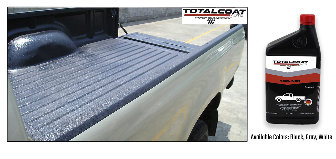 Roll On Bedliner, Easy Application, DIY Bed Liner Kit Black, Grey, or White