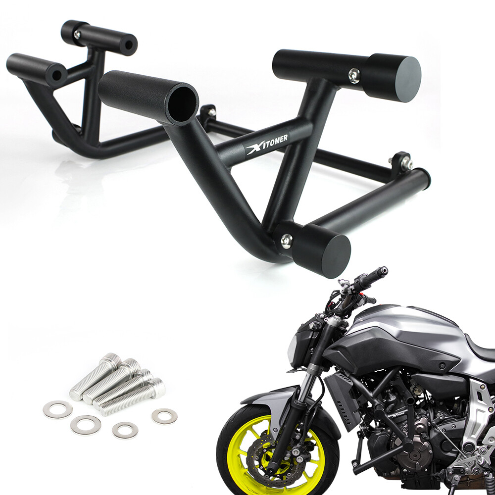 Stunt Engine Guard Crash Cage Crash Bars Fit For Yamaha FZ-07 / MT-07 2014-2024