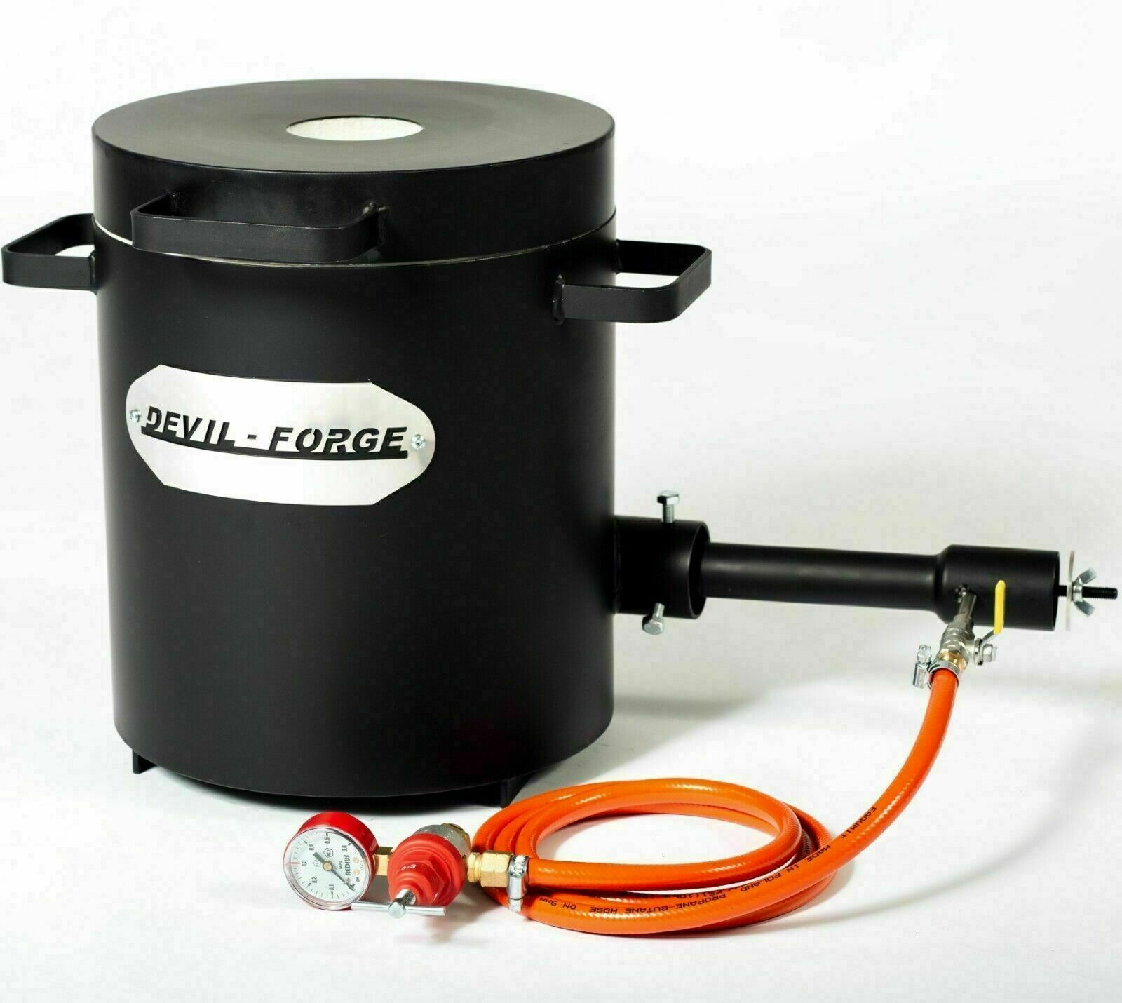 FB2Mb–10KG GAS METAL MELTING FURNACE Propane Forge Copper Crucible Tongs 2 in 1