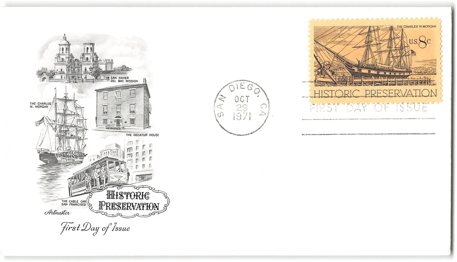 US #1441 FDC, 1971, Artmaster